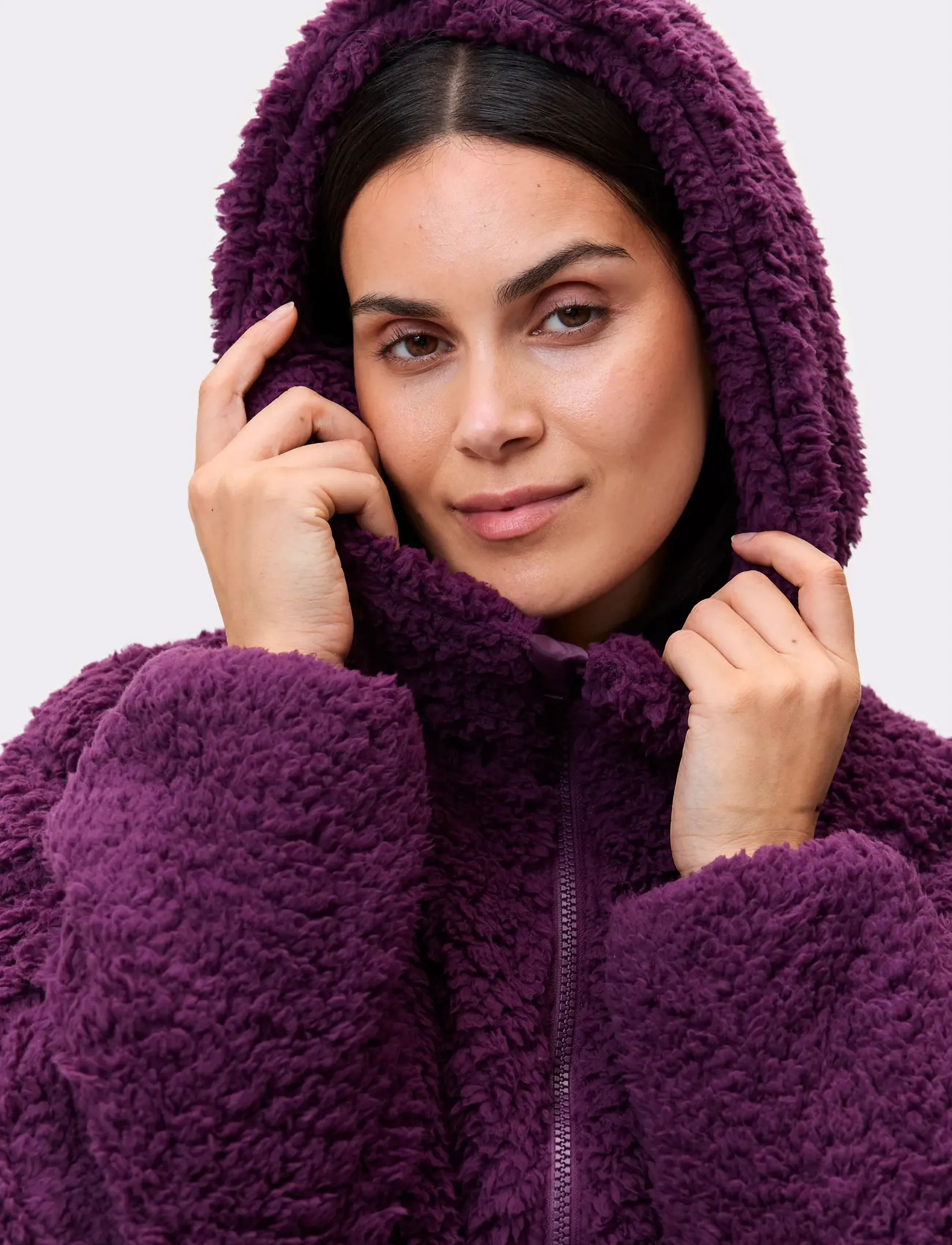 STRONGER Hooded Pile Jacket jackor dam – bild 6