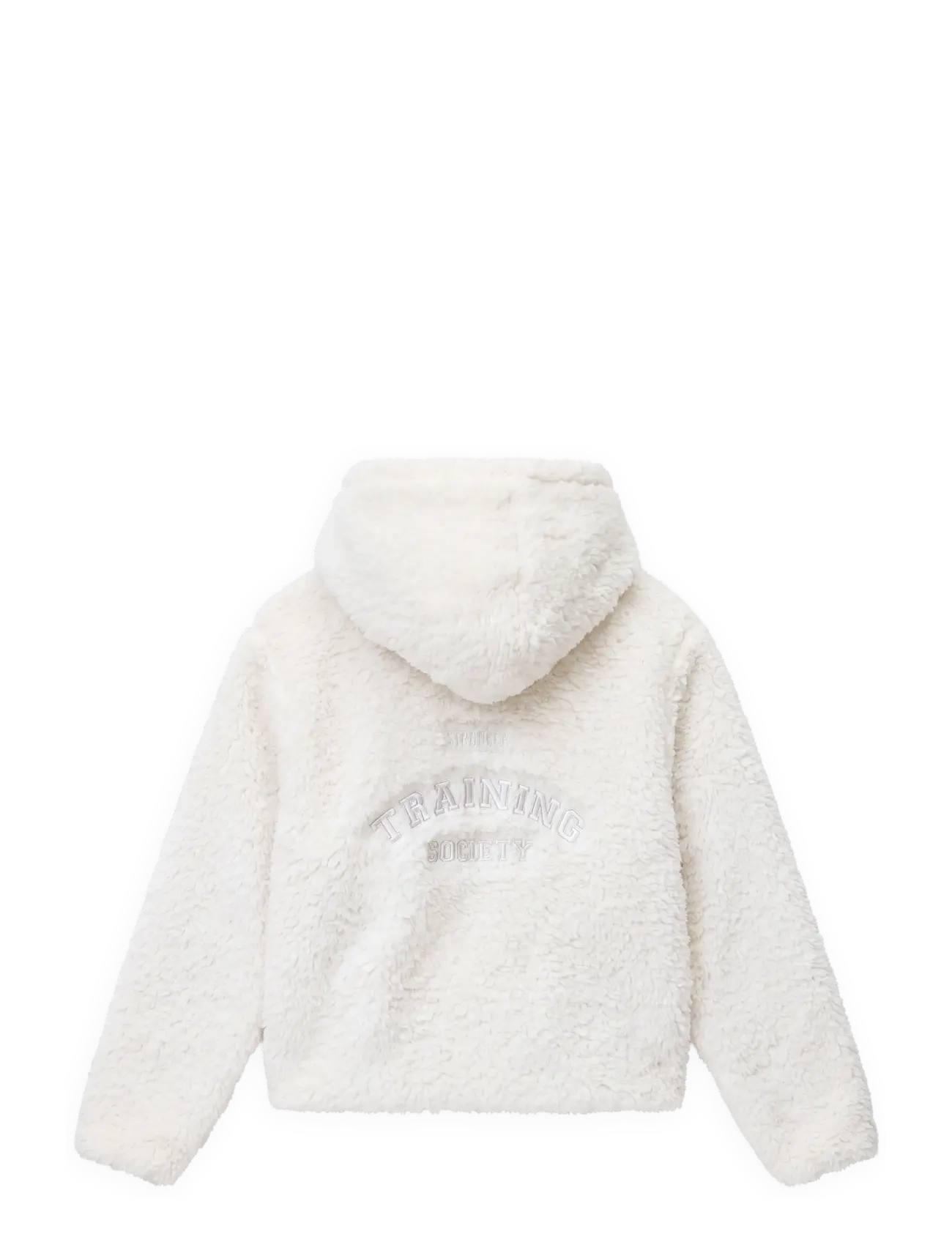 STRONGER - Hooded Pile Jacket - sportsjakker - whisper white - 2