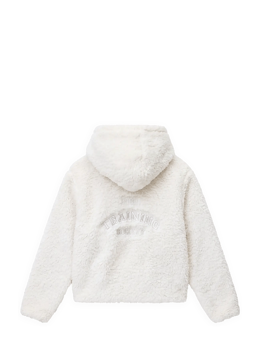 STRONGER - Hooded Pile Jacket - sportsjakker - whisper white - 2