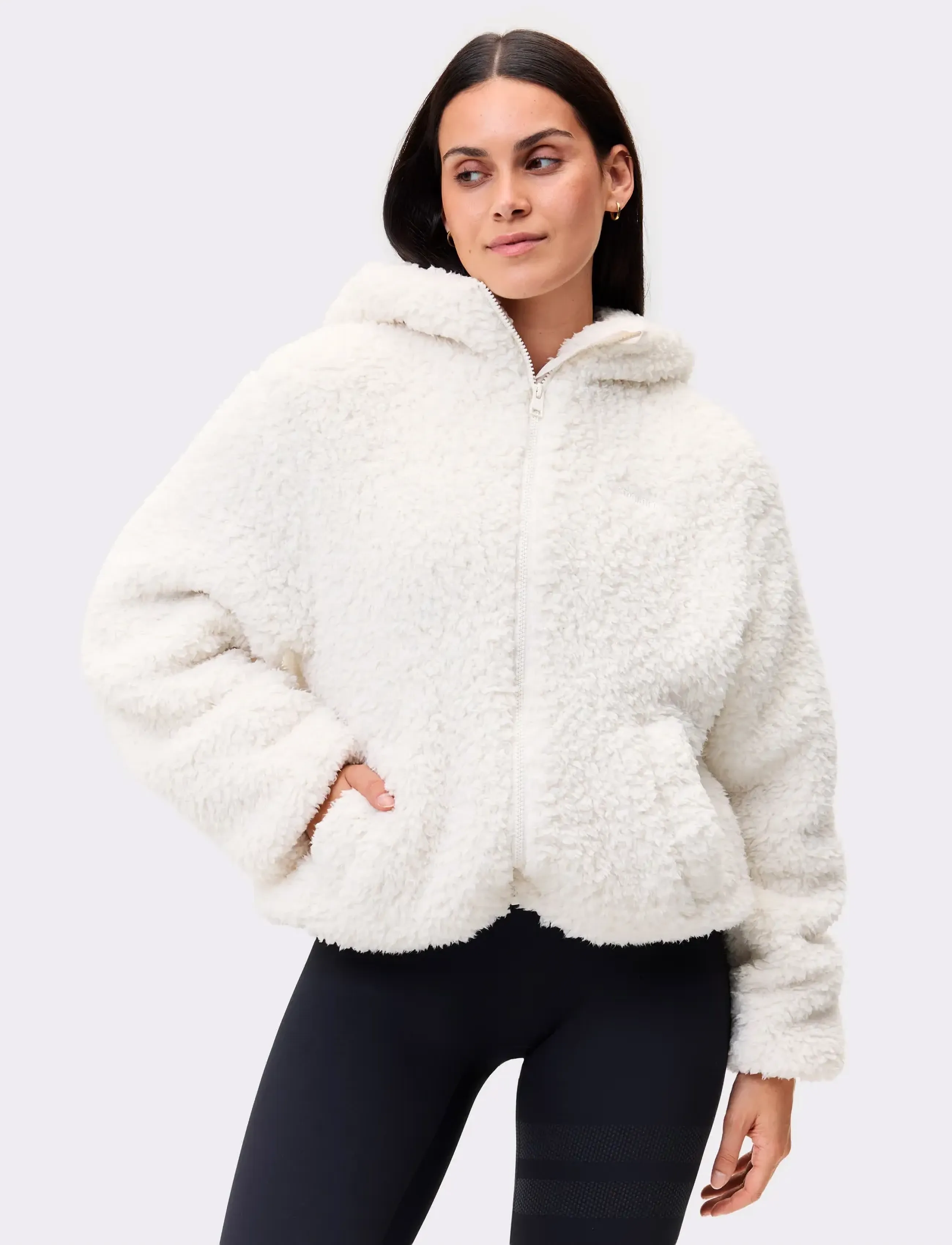STRONGER Hooded Pile Jacket jackor dam – bild 3