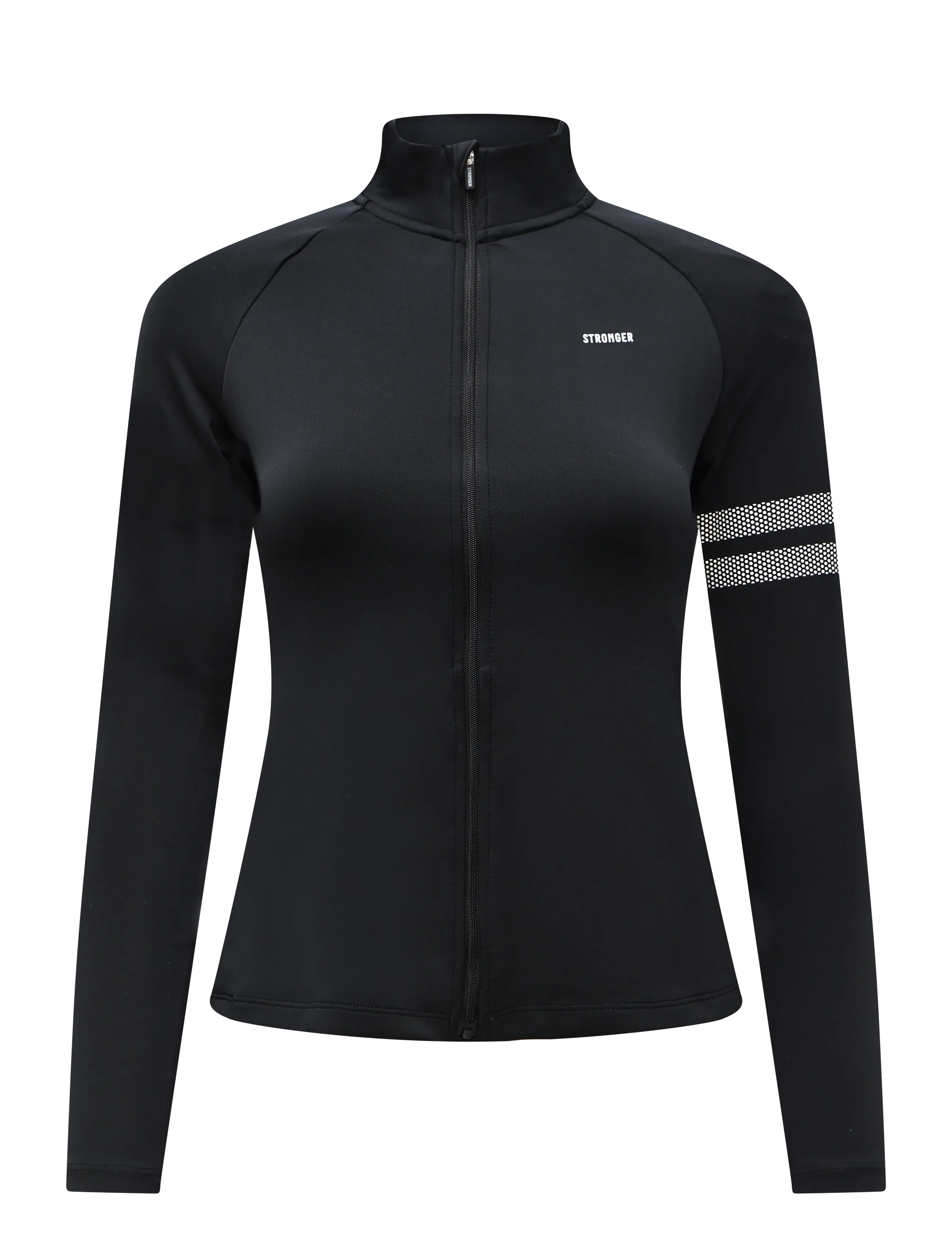 STRONGER - Signature Zip Jacket - sportjacken - black - 1