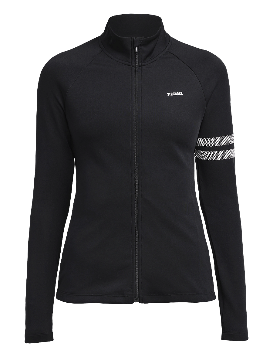 STRONGER - Signature Zip Jacket - spordijakid - black - 1