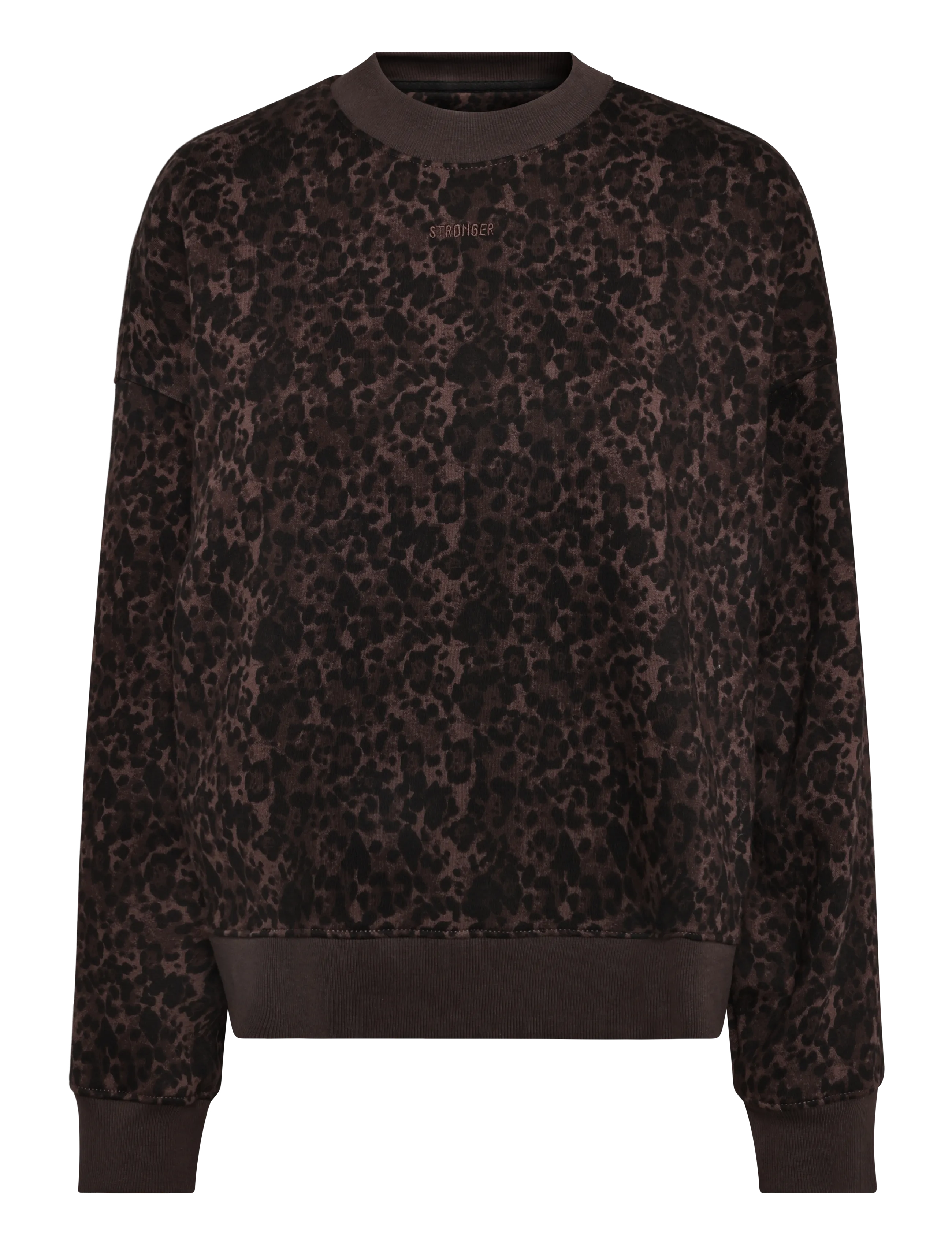 STRONGER Relaxed Sweatshirt - Sweatshirts - DARK LEO / brown