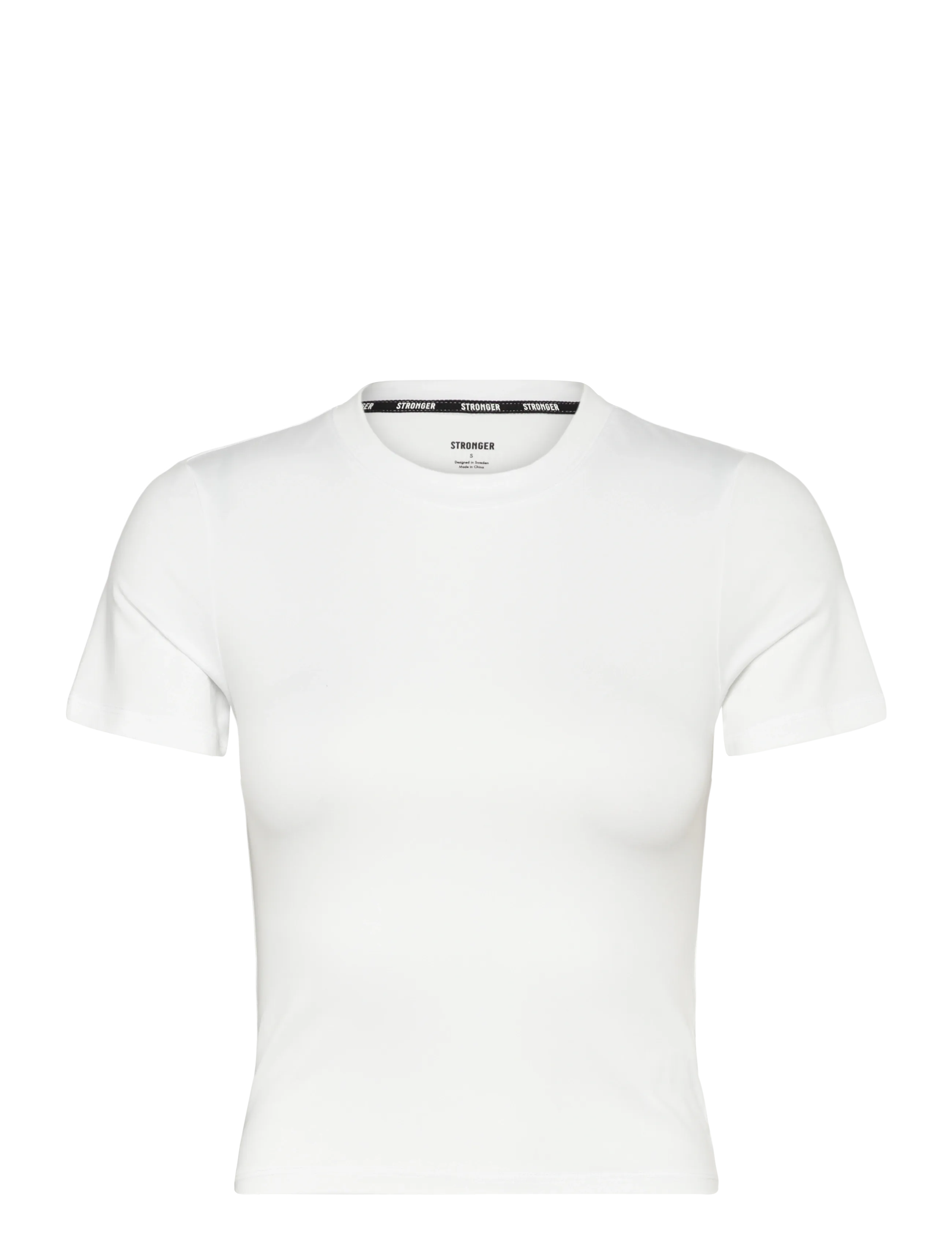 STRONGER Crew Neck T-shirt - STRONGER - BRIGHT WHITE / white