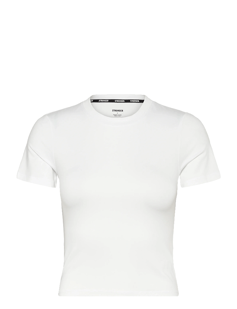 STRONGER - Crew Neck T-shirt - t-shirts - bright white - 0