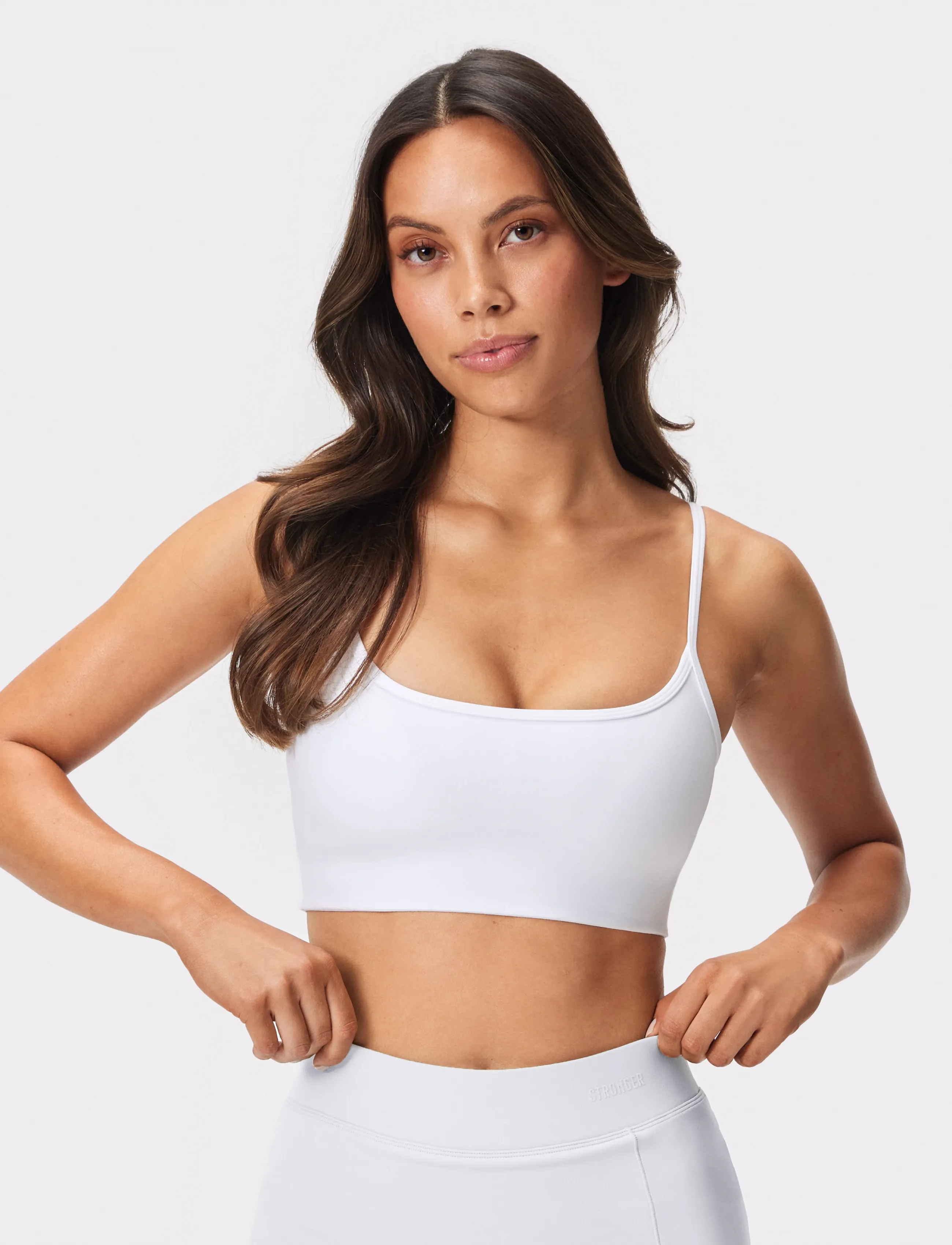 STRONGER - Soft Strap Sports Bra - spordi-rinnahoidjad - bright white - 3