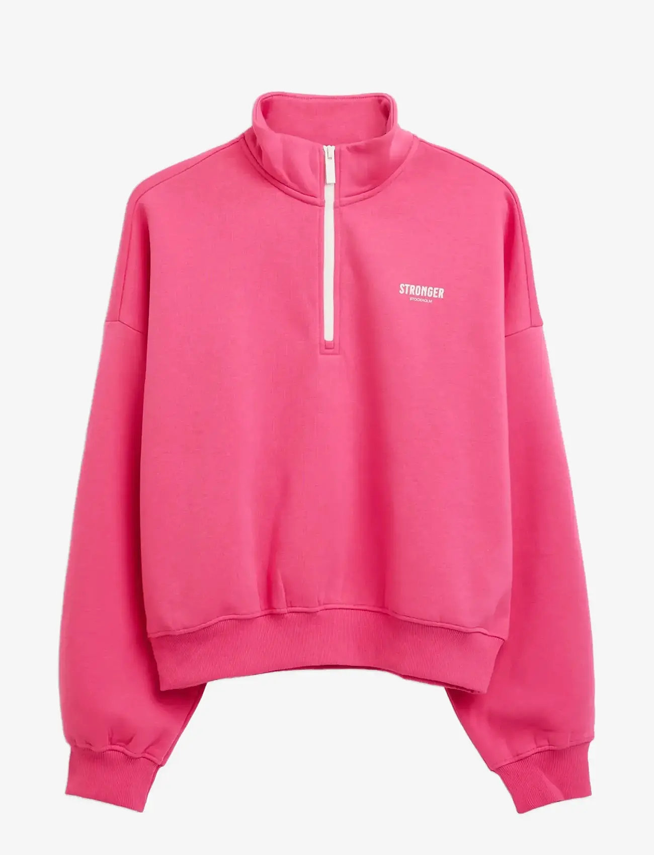 STRONGER - Half Zip Sweatshirt - sweatshirts - fandango pink - 1