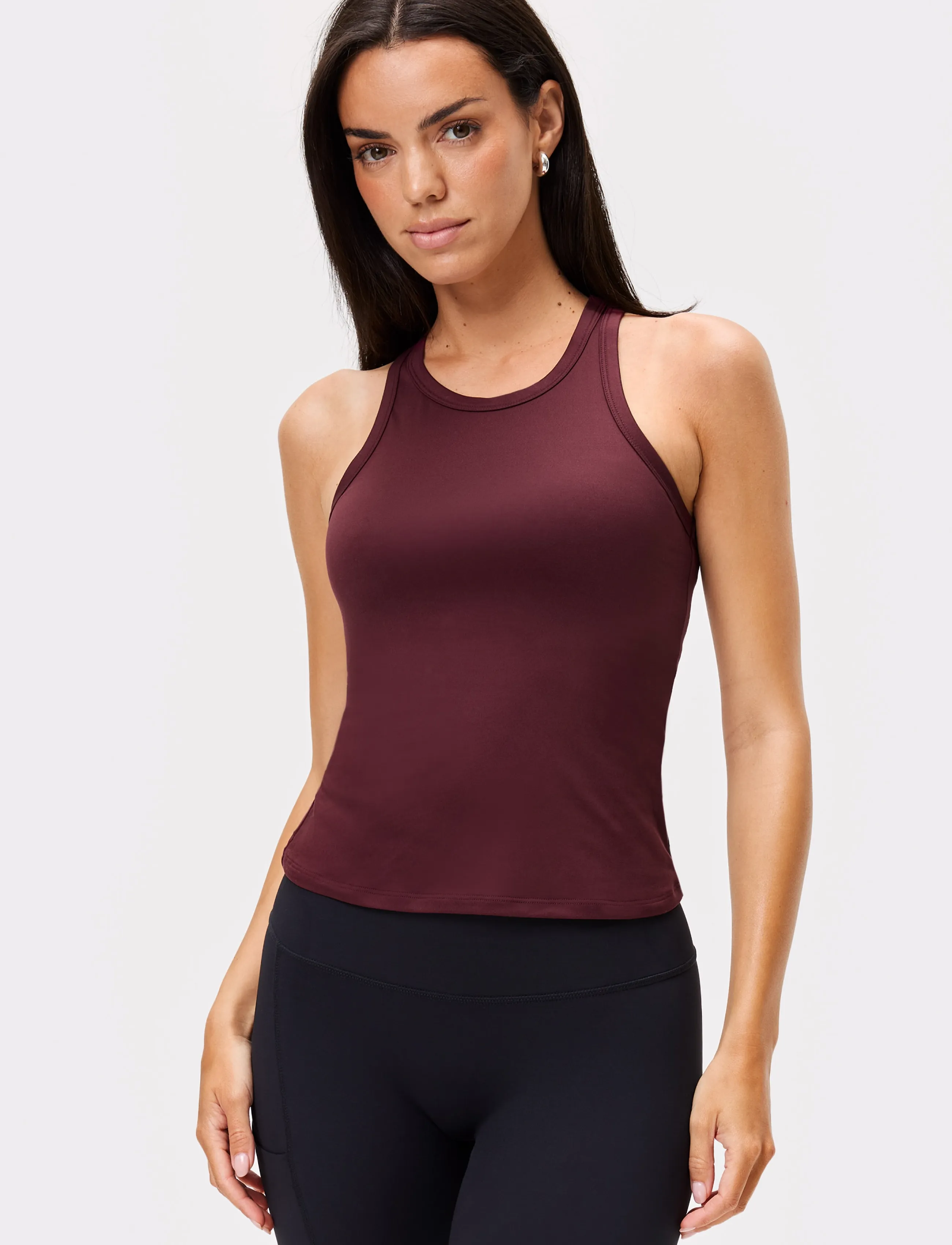 STRONGER The One Tank Top - STRONGER - PORT ROYALE / burgundy