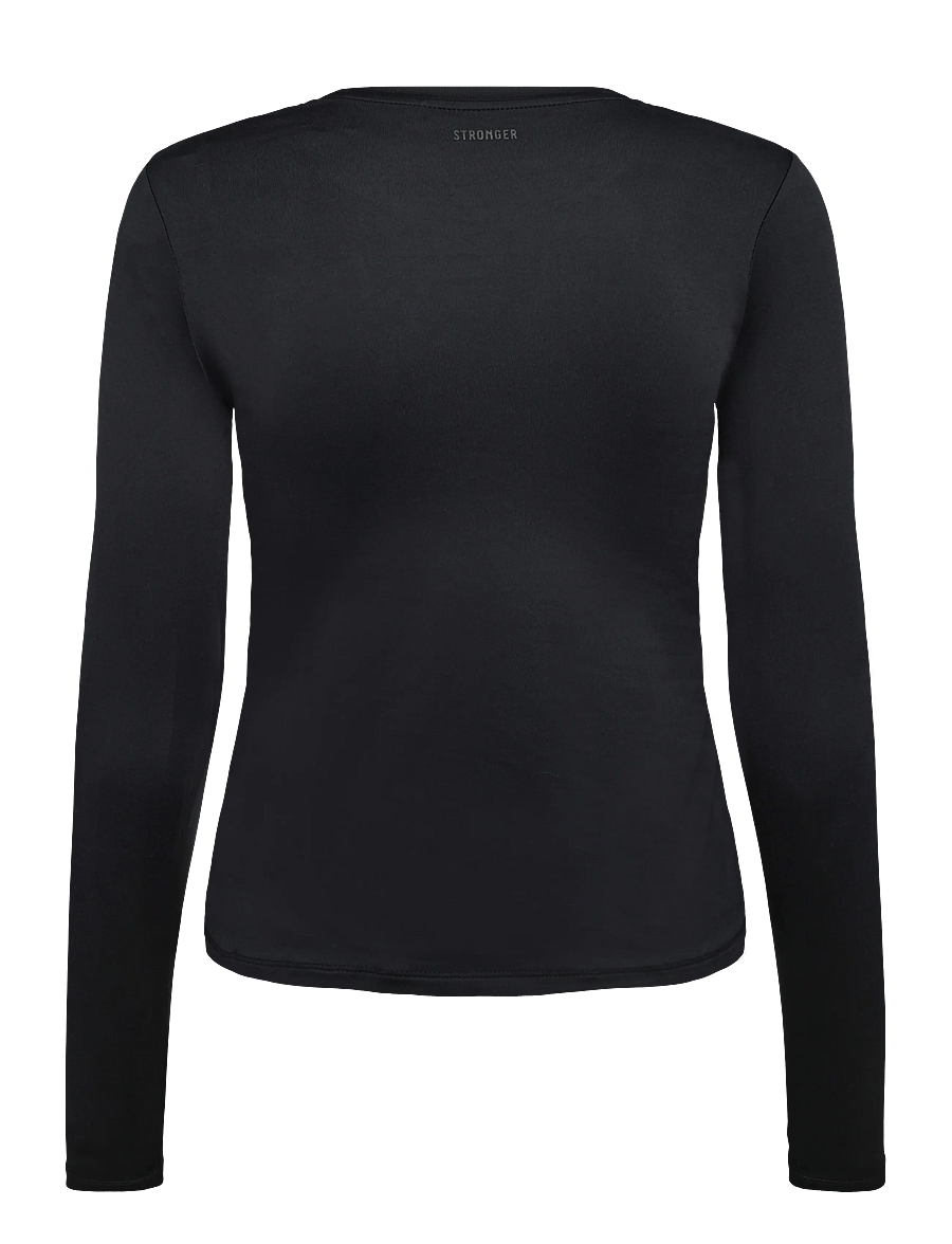 STRONGER - The One Long Sleeve - langærmede t-shirts - black - 2