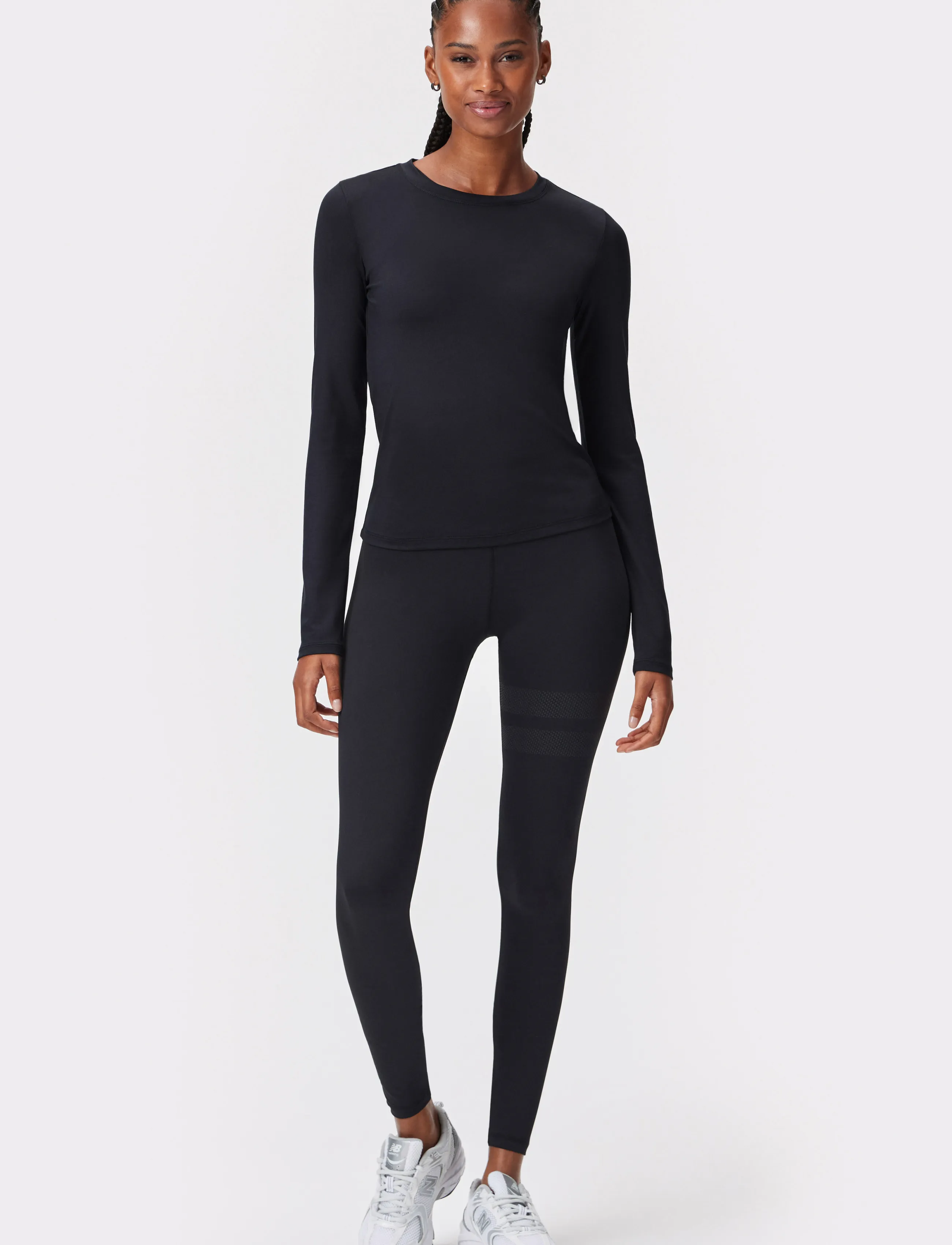 STRONGER - The One Long Sleeve - pikkade varrukatega alussärgid - black - 4
