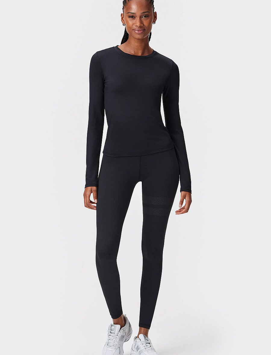 STRONGER - The One Long Sleeve - pikkade varrukatega alussärgid - black - 4