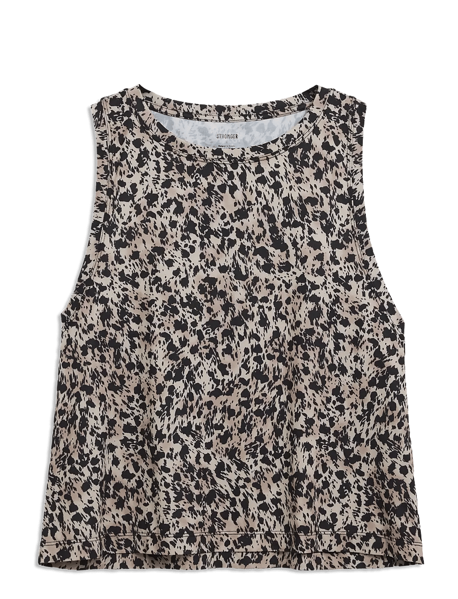 STRONGER - Loose Tank Top - Õlapaeltega pluusid - sand leo - 1