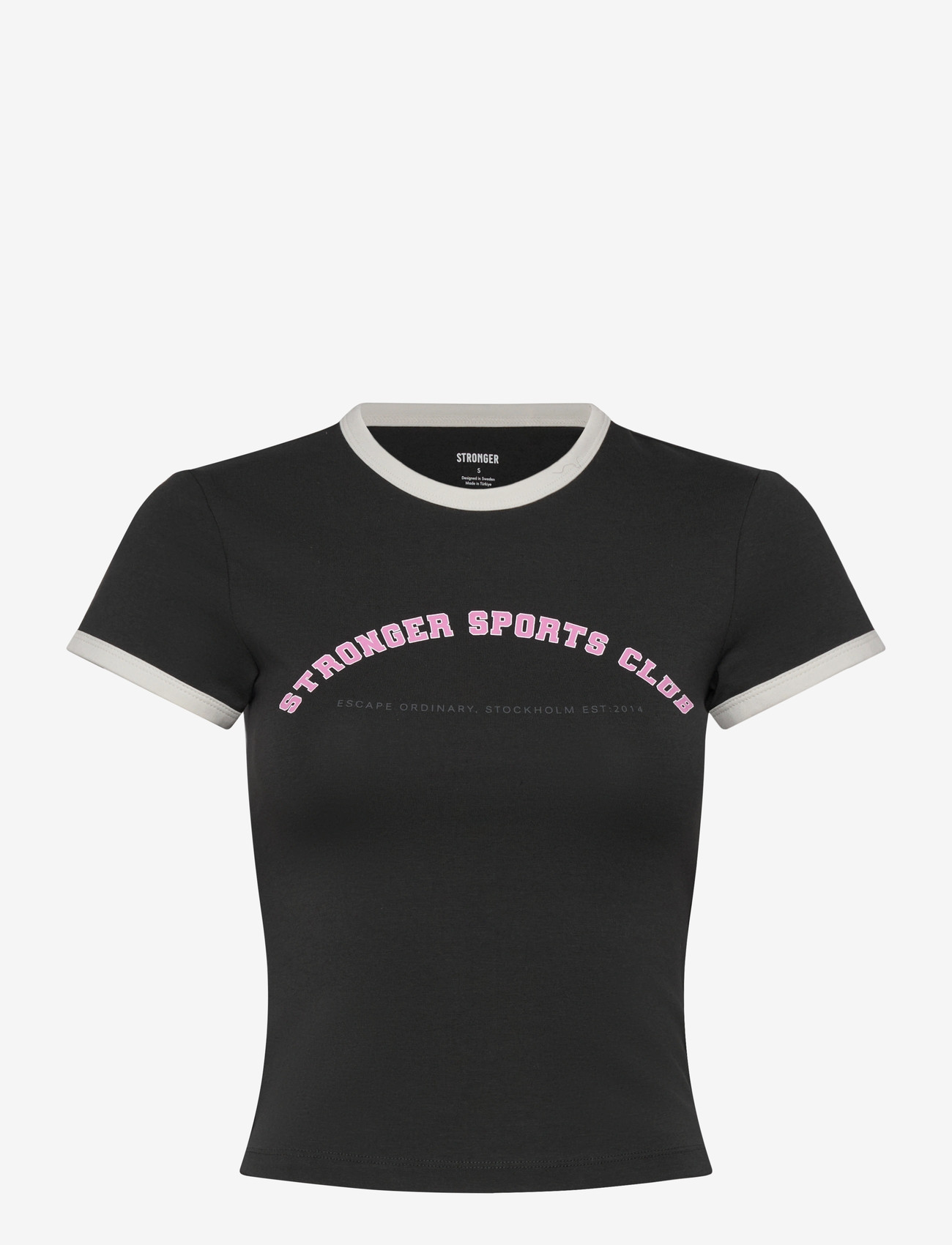 STRONGER - Logo Baby Tee - laveste priser - bristol black - 0