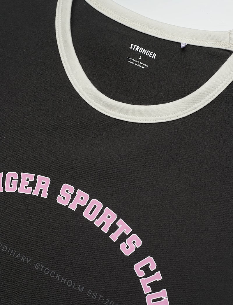 STRONGER - Logo Baby Tee - crop-tops - bristol black - 2