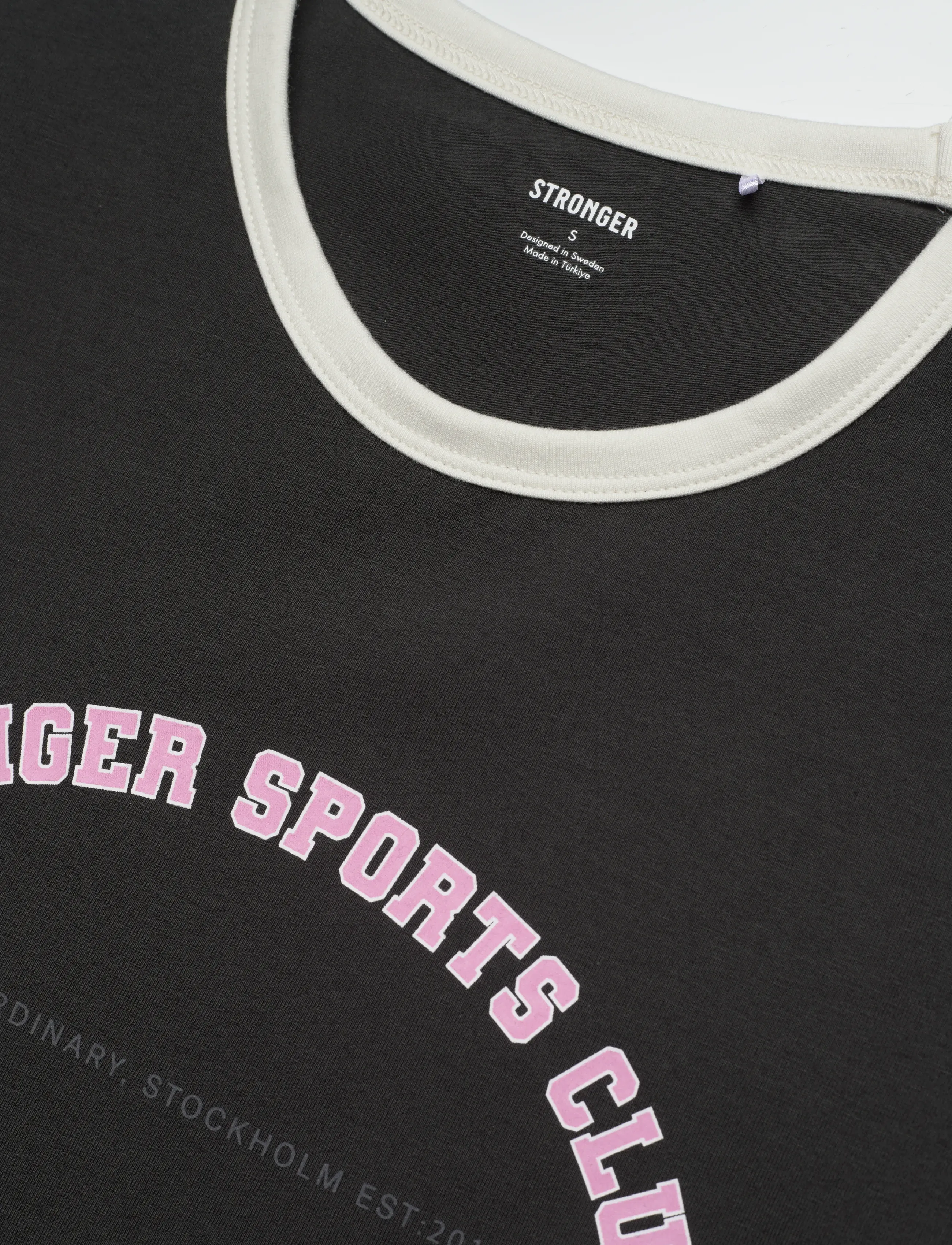 STRONGER - Logo Baby Tee - crop tops - bristol black - 2