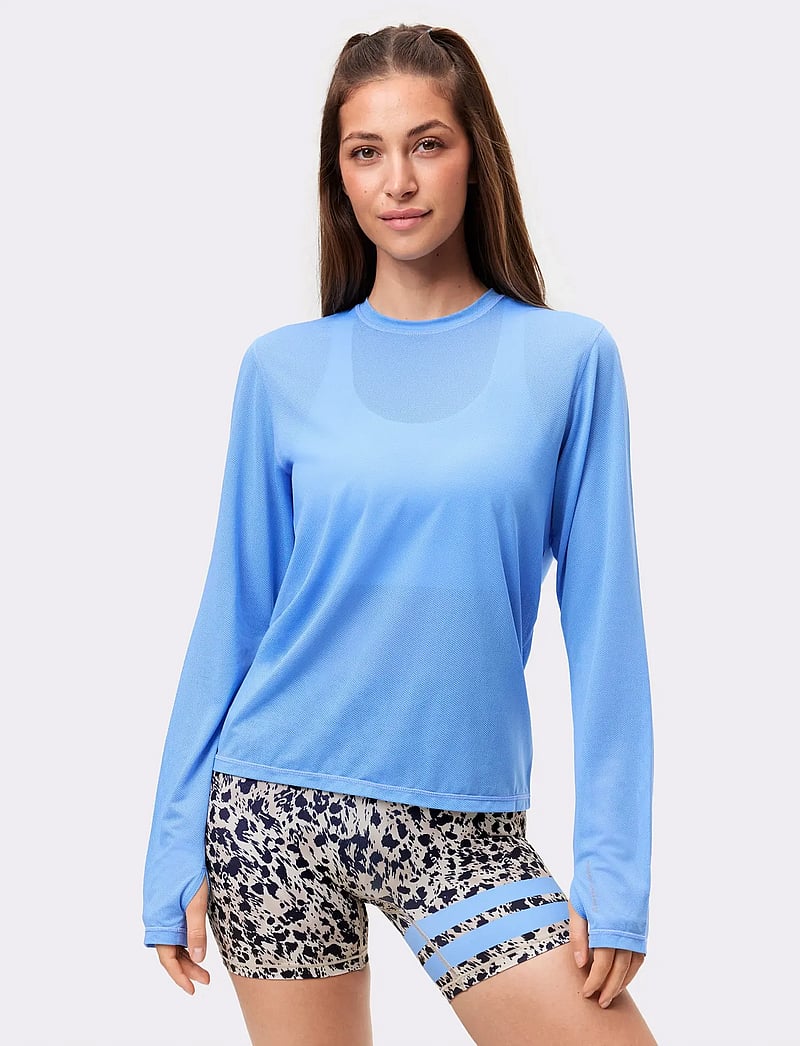 STRONGER - Mesh Running Long Sleeve - langarmshirts - cornflower blue - 4