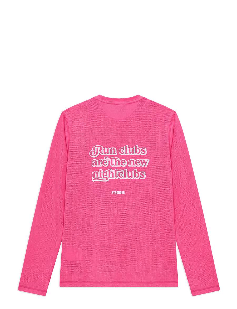 STRONGER - Mesh Running Long Sleeve - longsleeved tops - fandango pink - 2