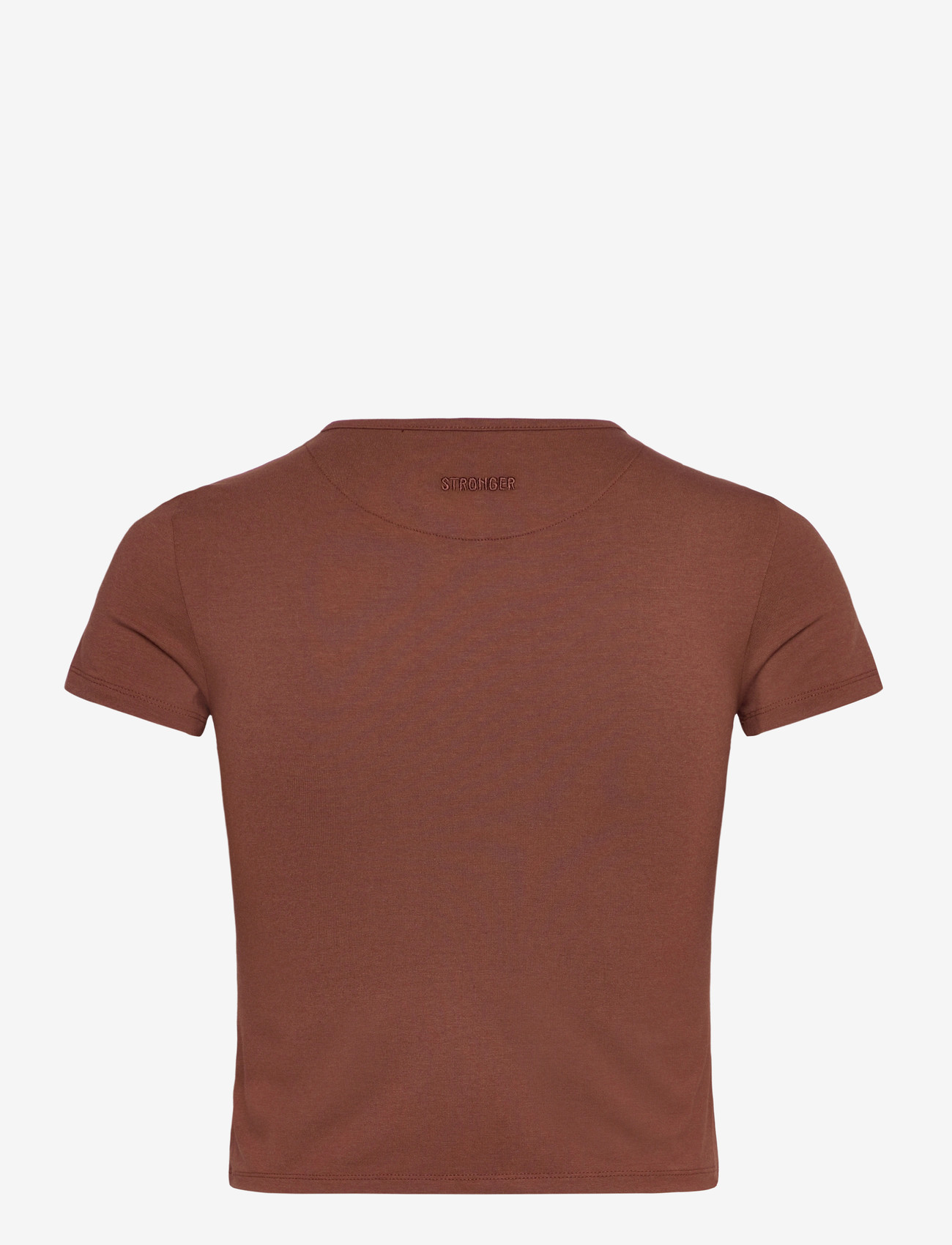 STRONGER - Jersey Crew Neck T-shirt - t-shirts - cappuccino - 1