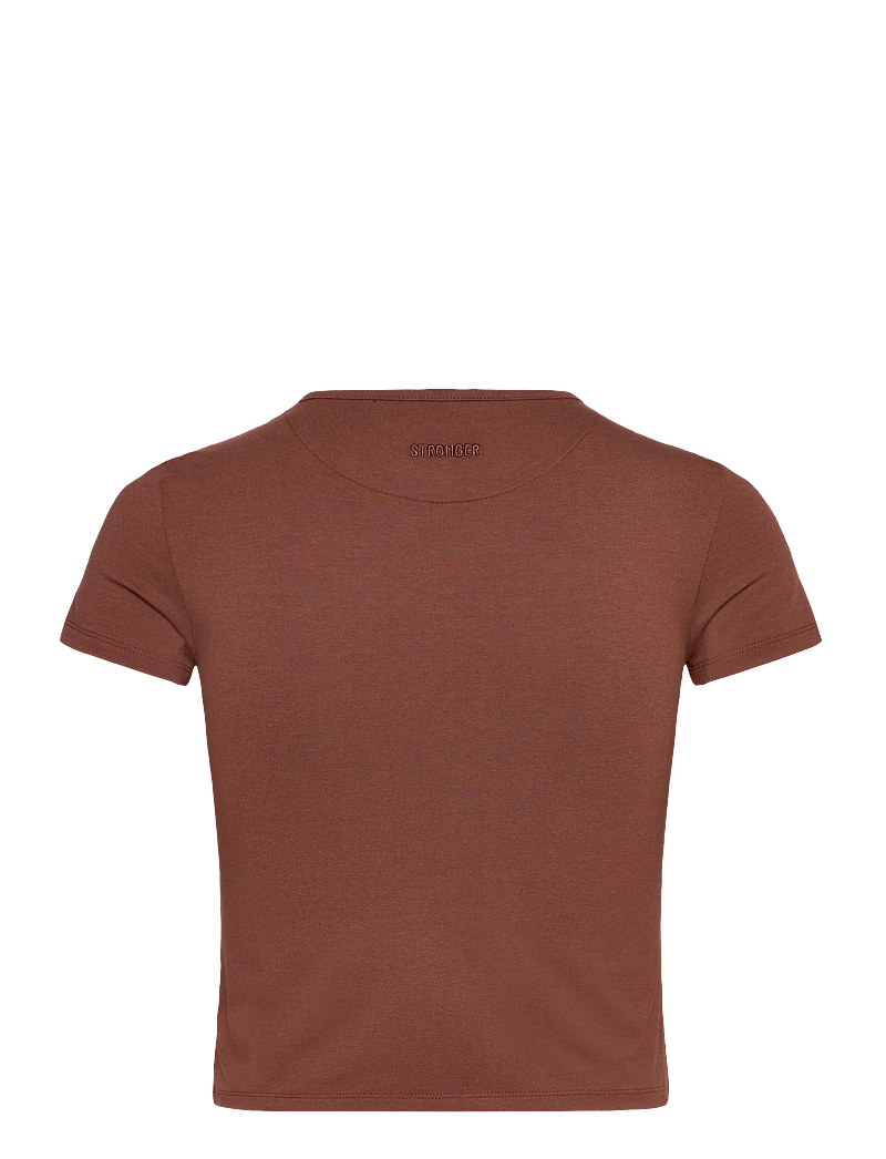 STRONGER - Jersey Crew Neck T-shirt - t-shirts - cappuccino - 1