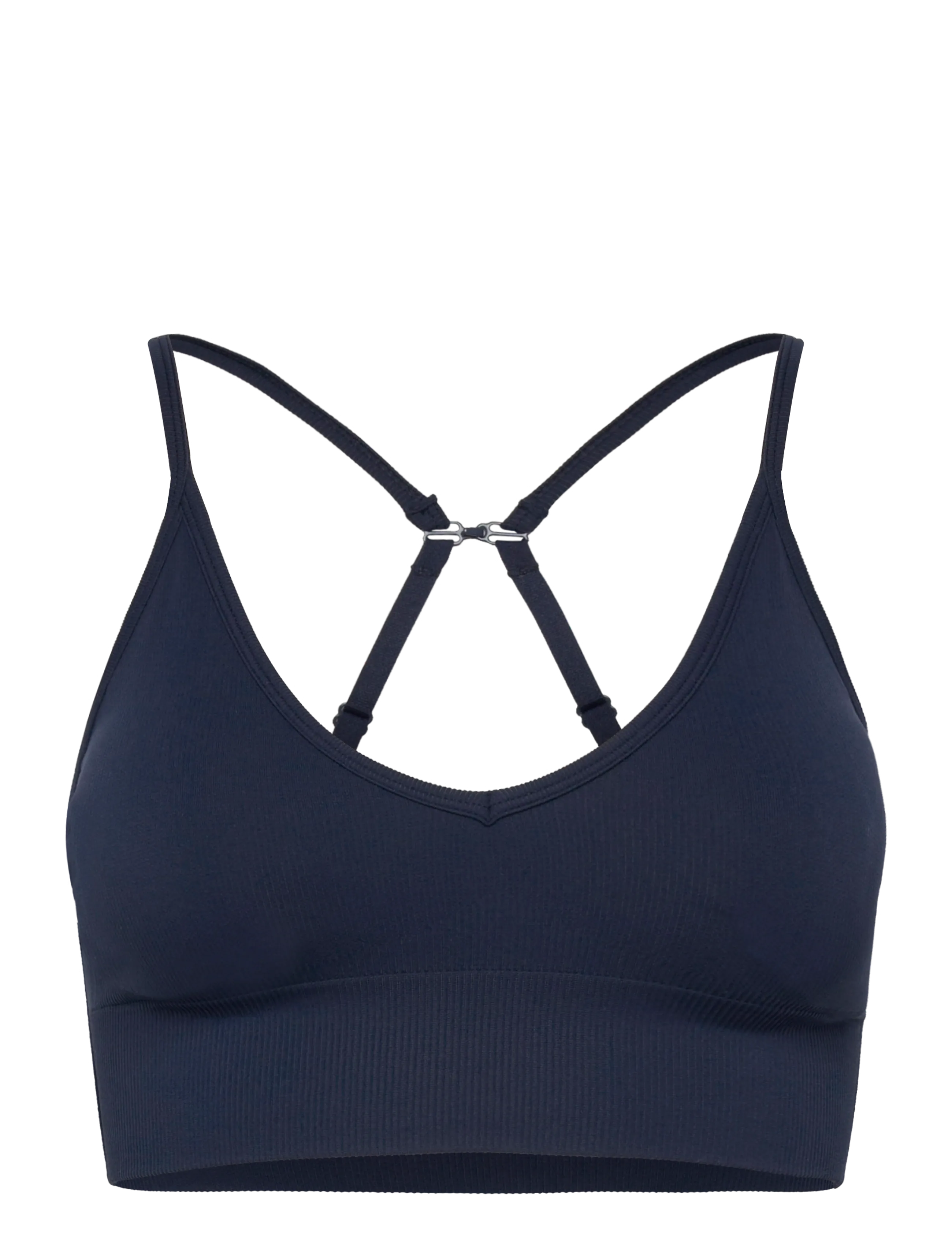 STRONGER Seamless Ribbed Strap Sports Bra - Sports BH'er - NAVY BLAZER / navy