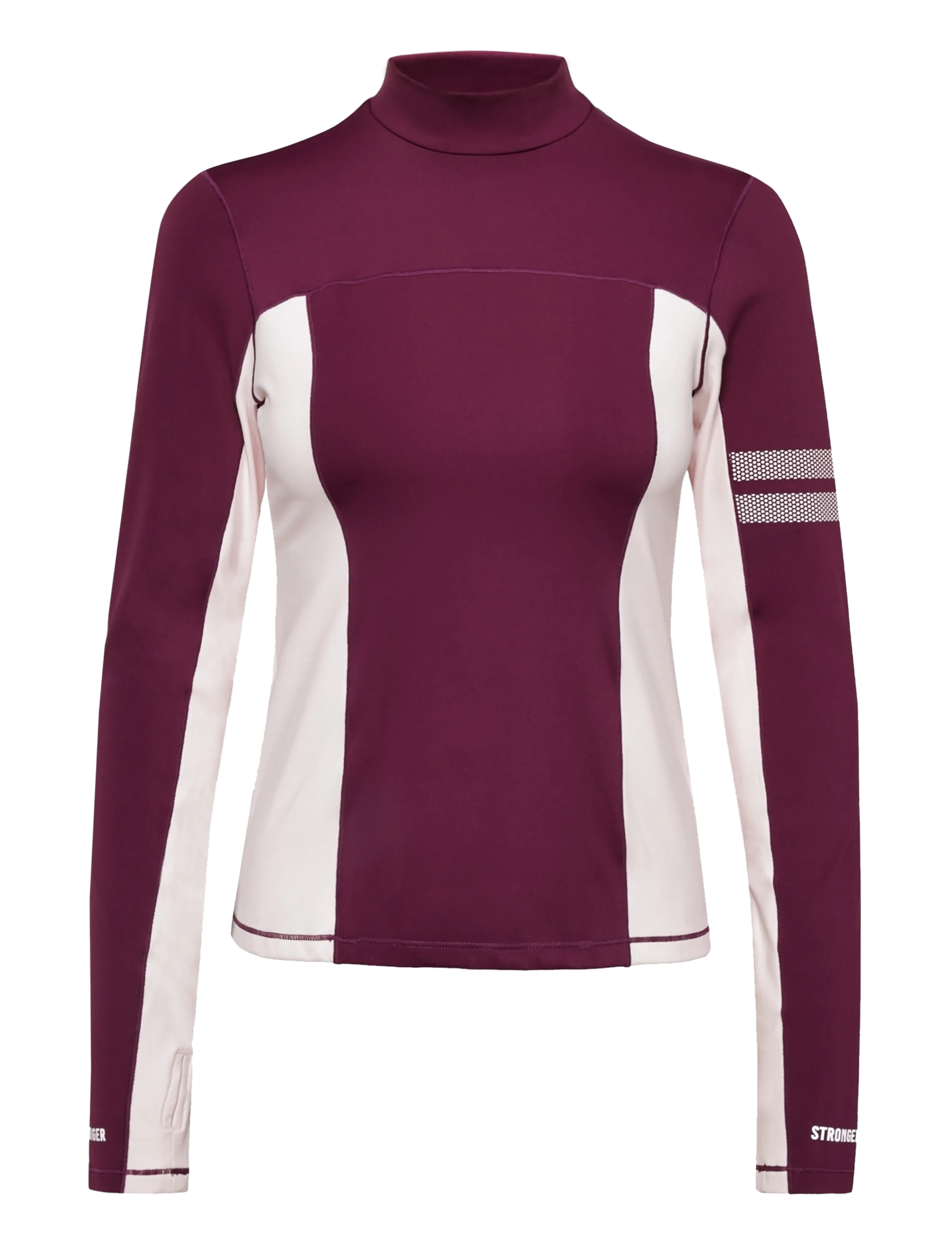 STRONGER Thermal Poloshirt - Base layer tops - AUBERGINE PURPLE / purple
