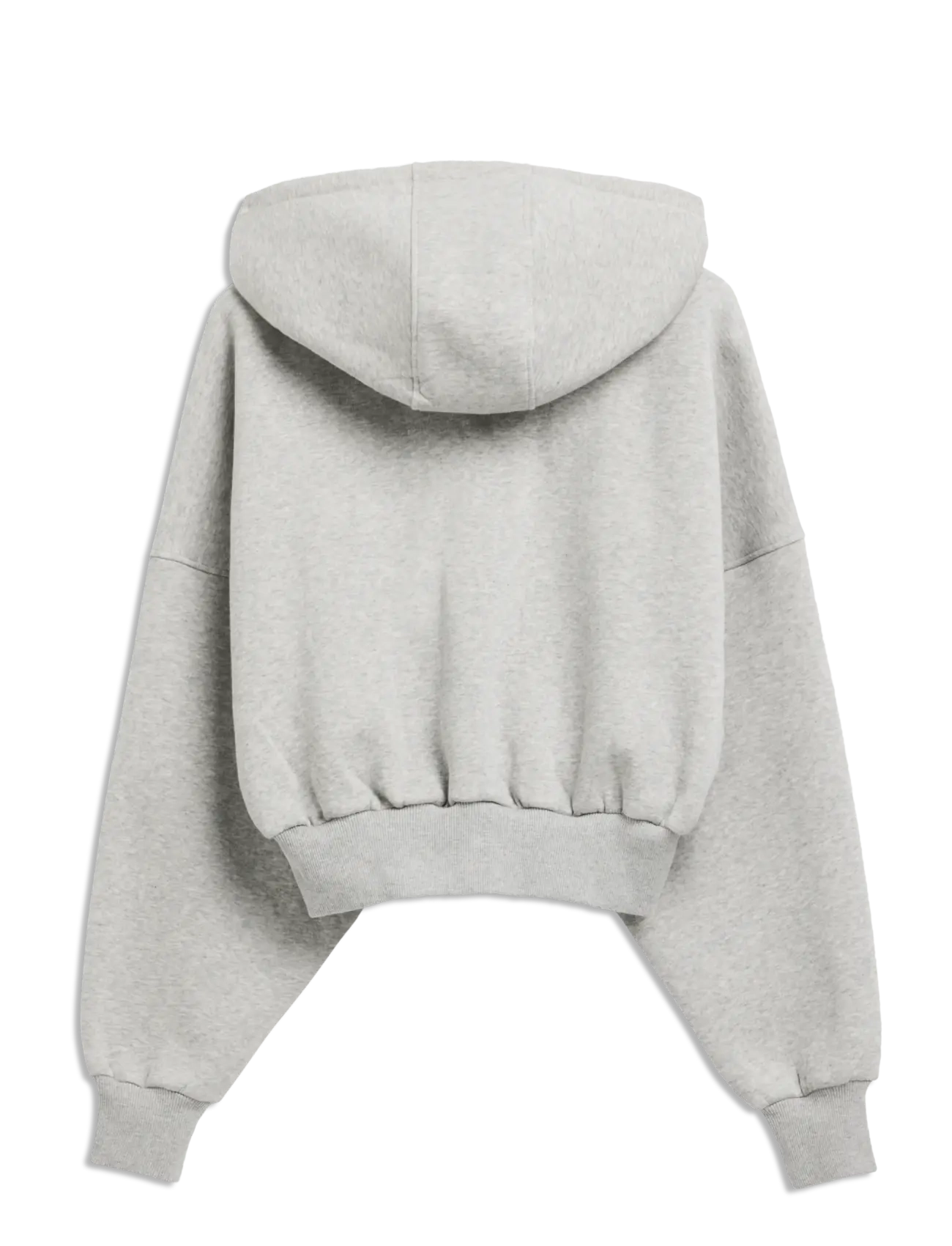 STRONGER - Relaxed Cropped Full Zip  Hoodie - kapuutsiga dressipluusid - grey melange - 2