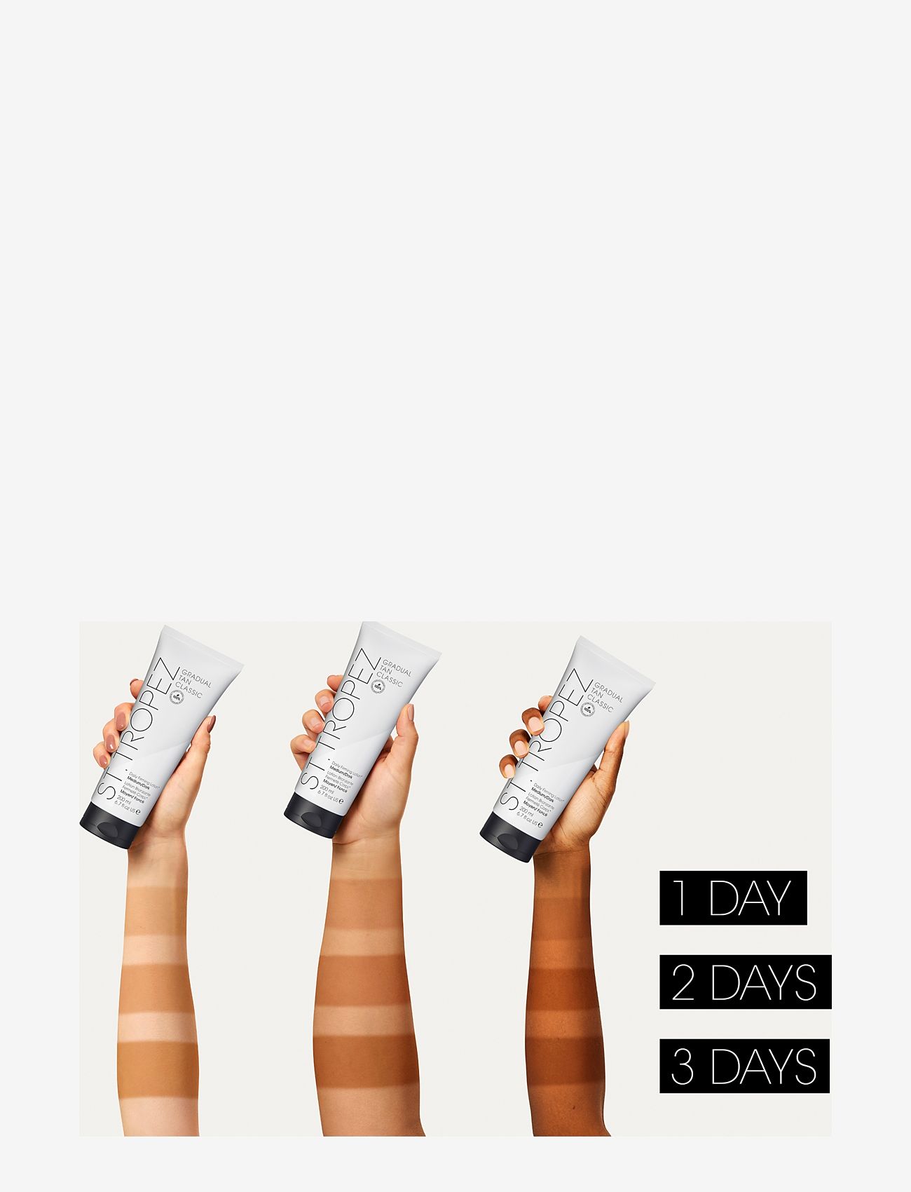 St.Tropez - Gradual Tan Classic Daily Firming Lotion Medium/Dark - selvbrunere - medium/dark tan - 1