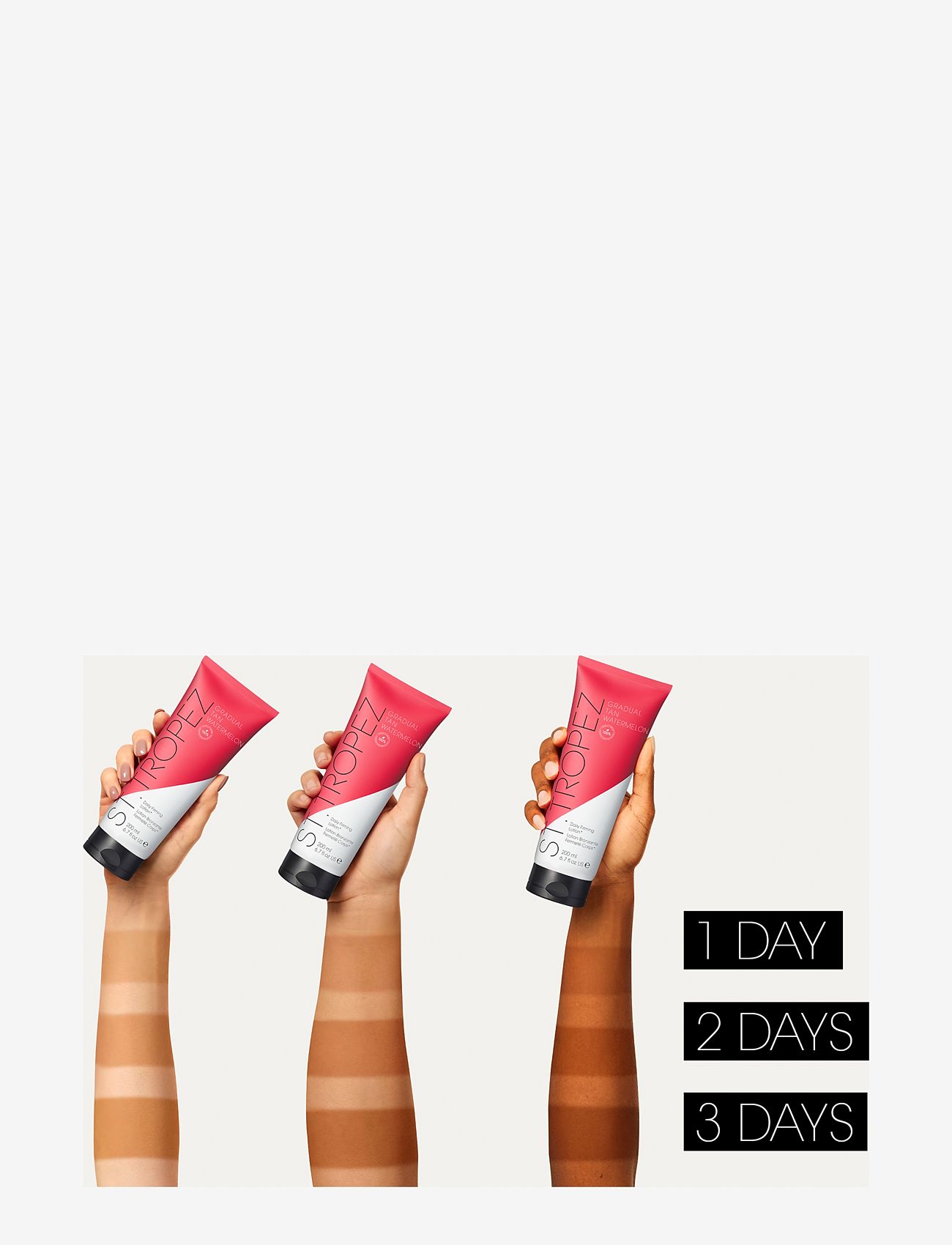 St.Tropez - Gradual Tan Watermelon Daily Firming Lotion - selvbrunere - medium/dark tan - 1