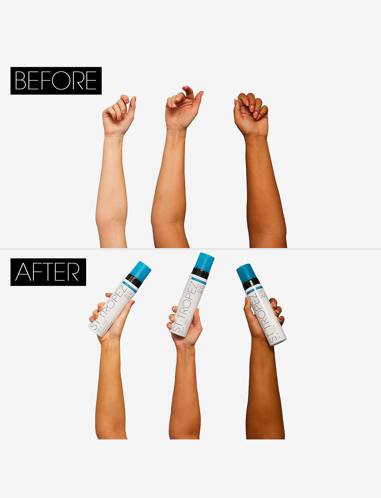 St.Tropez - Self Tan Classic Bronzing Mousse 240 ml - mousse - medium tan - 3