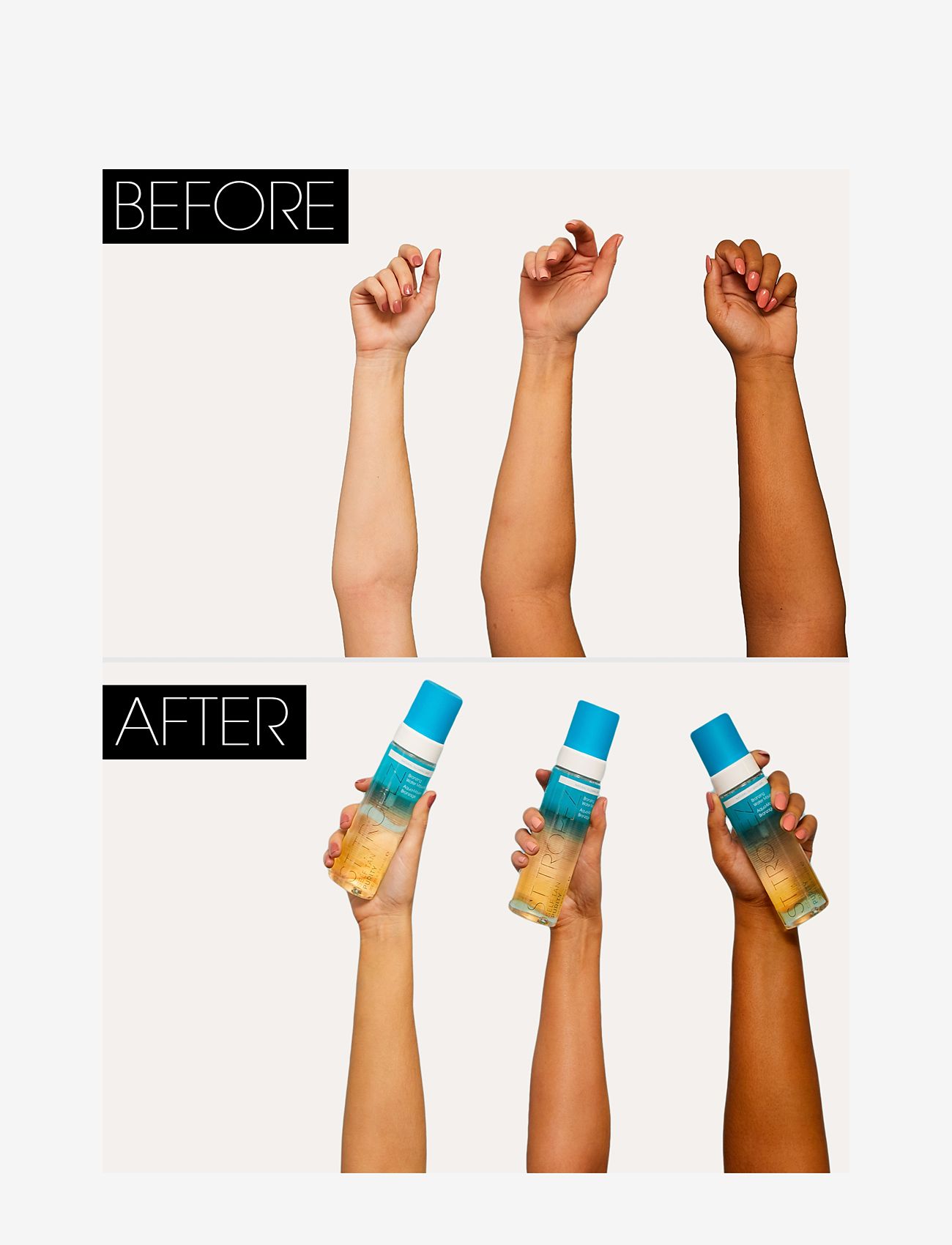 St.Tropez - Self Tan Purity Bronzing Water Mousse - brúnkuvörur - medium tan - 1