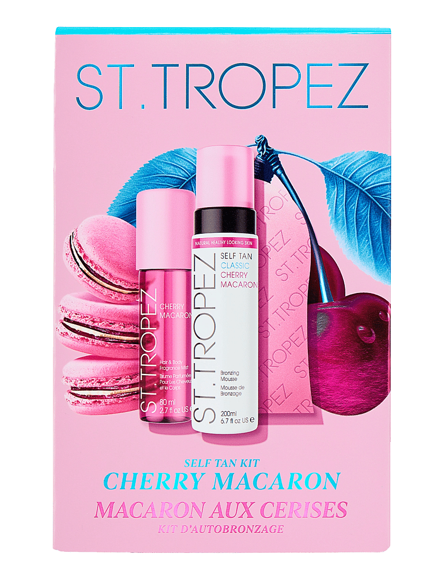 St.Tropez - Self Tan Kit Cherry Macaron - giftset - clear - 2