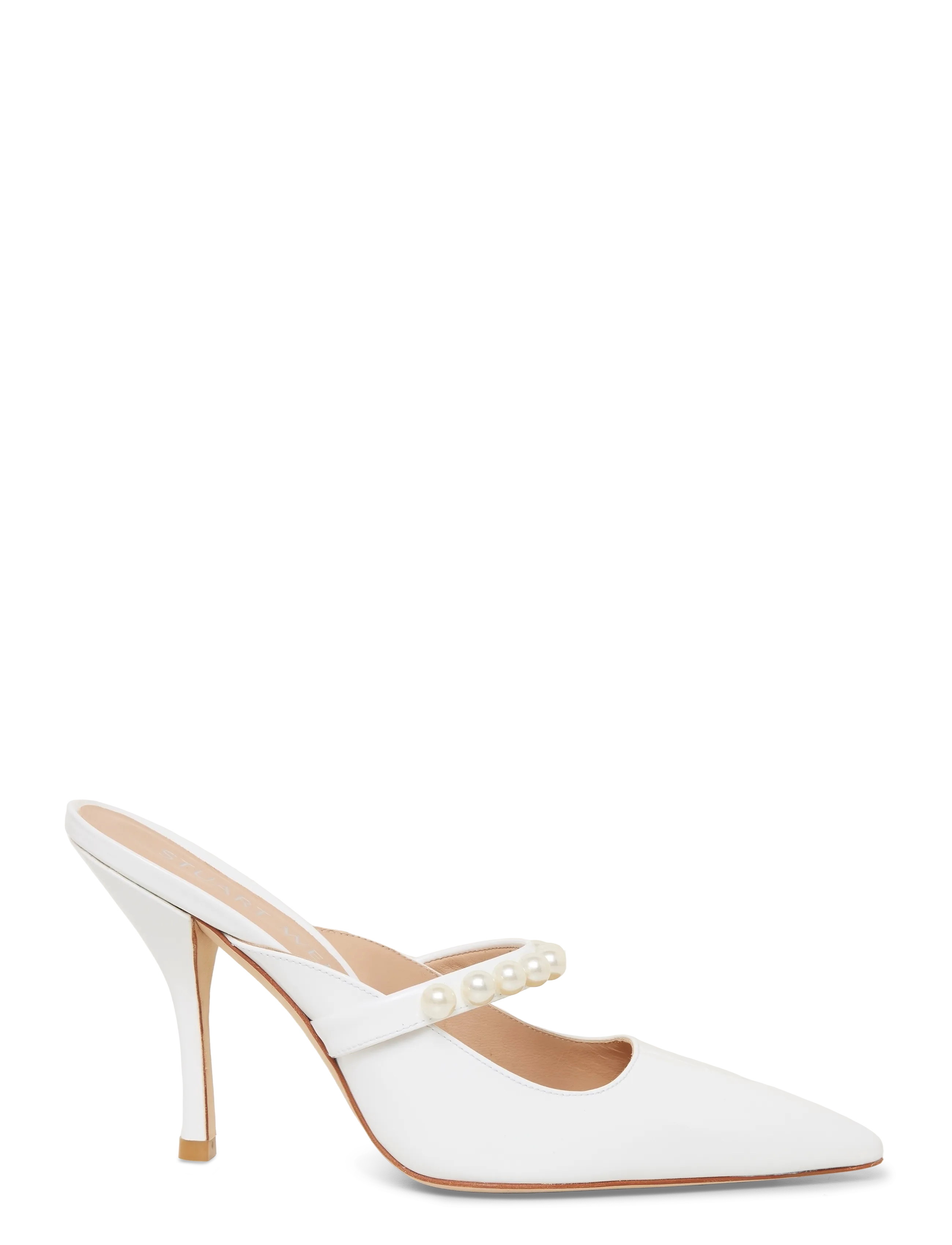 Stuart Weitzman - GOLDIE 100 MULE - white - 2