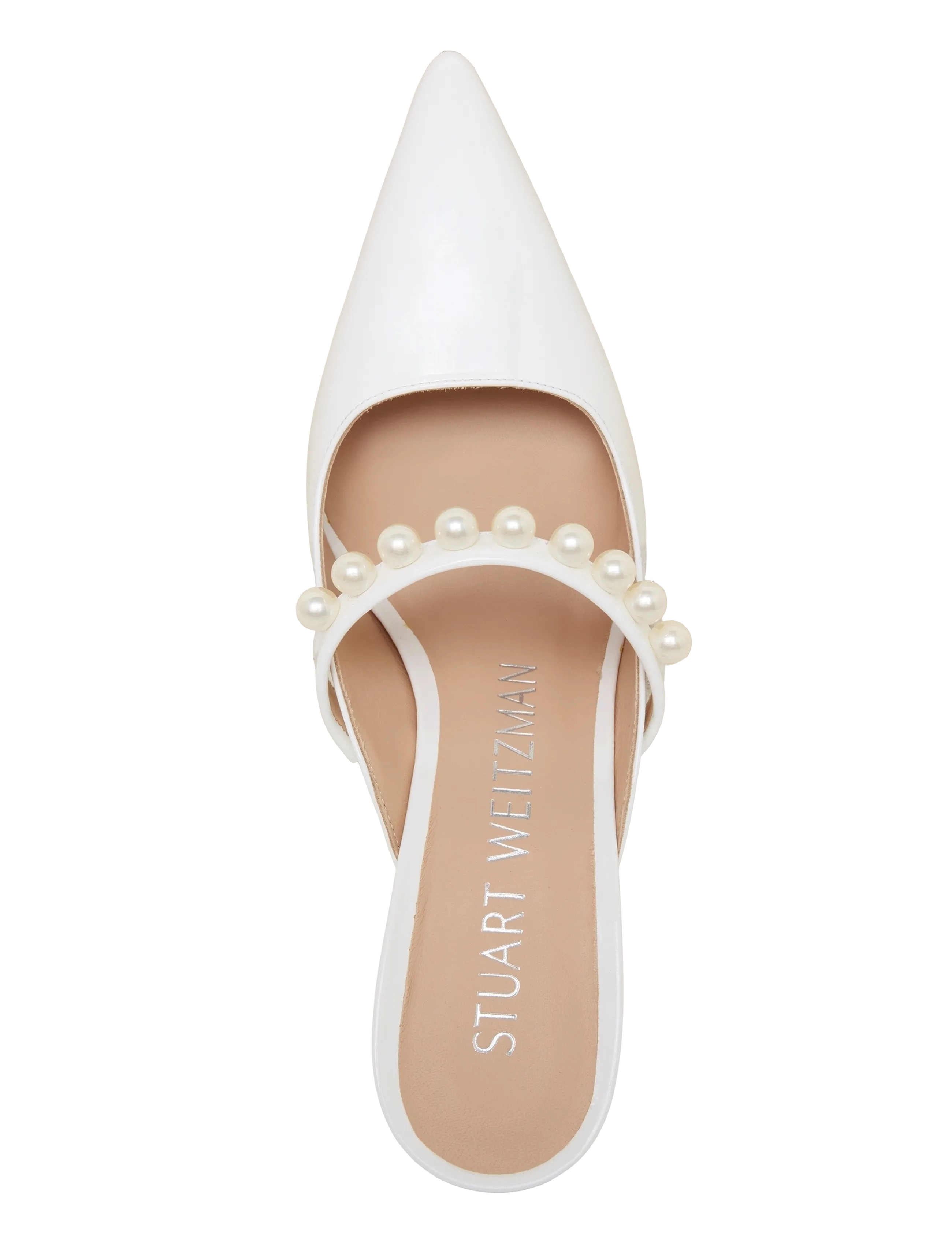 Stuart Weitzman - GOLDIE 100 MULE - white - 3