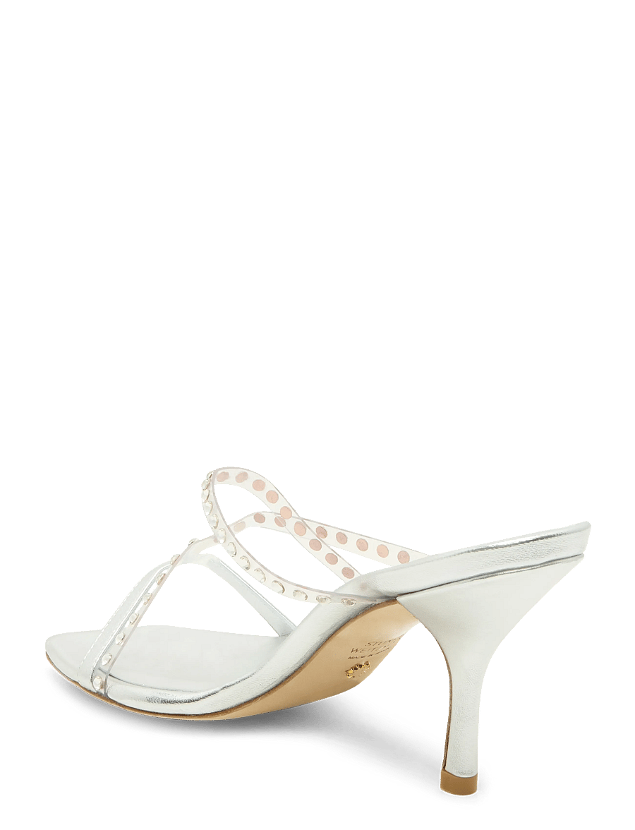 Stuart Weitzman - CRYSTAL 85 MULES - konfirmation - white - 1