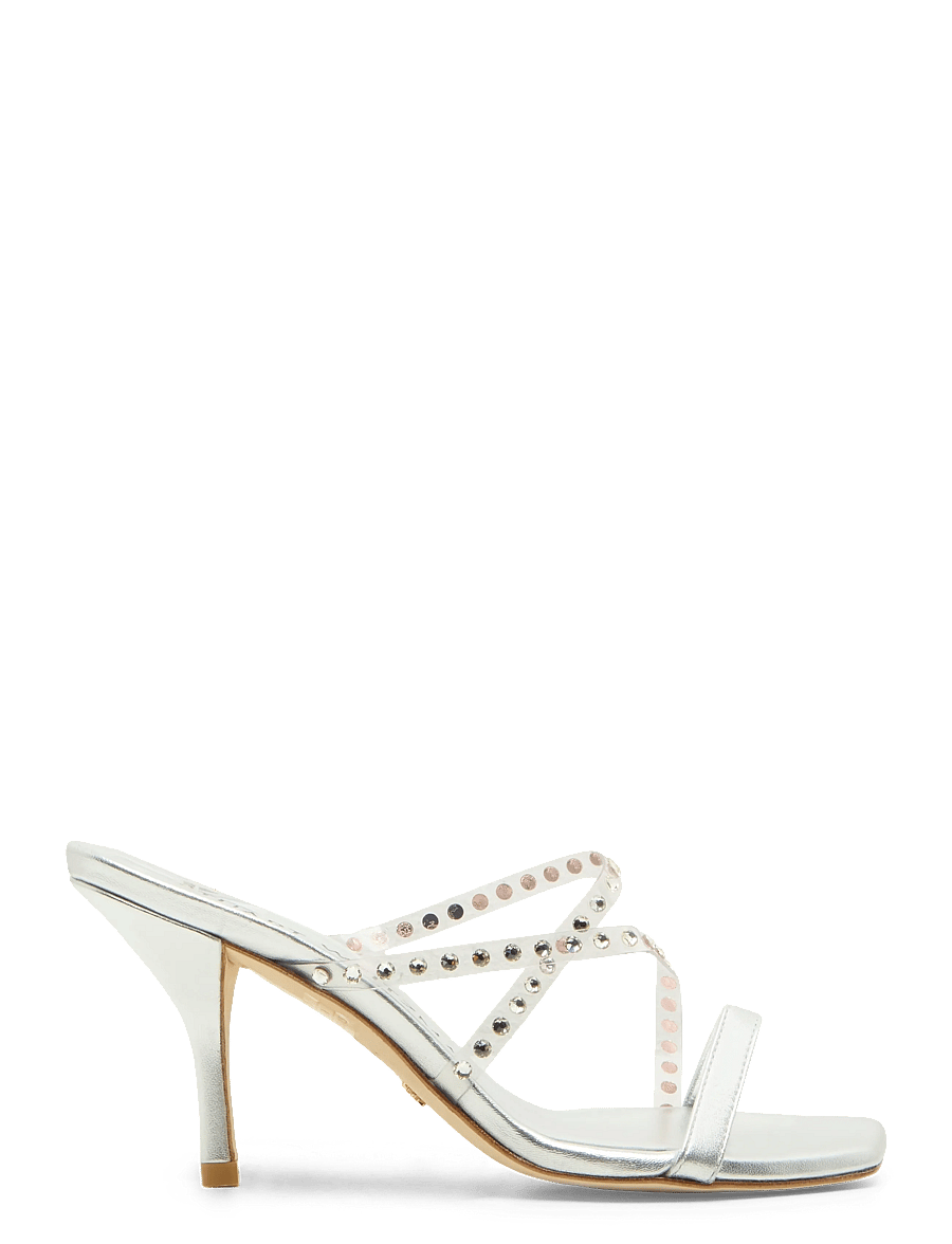 Stuart Weitzman - CRYSTAL 85 MULES - konfirmation - white - 2