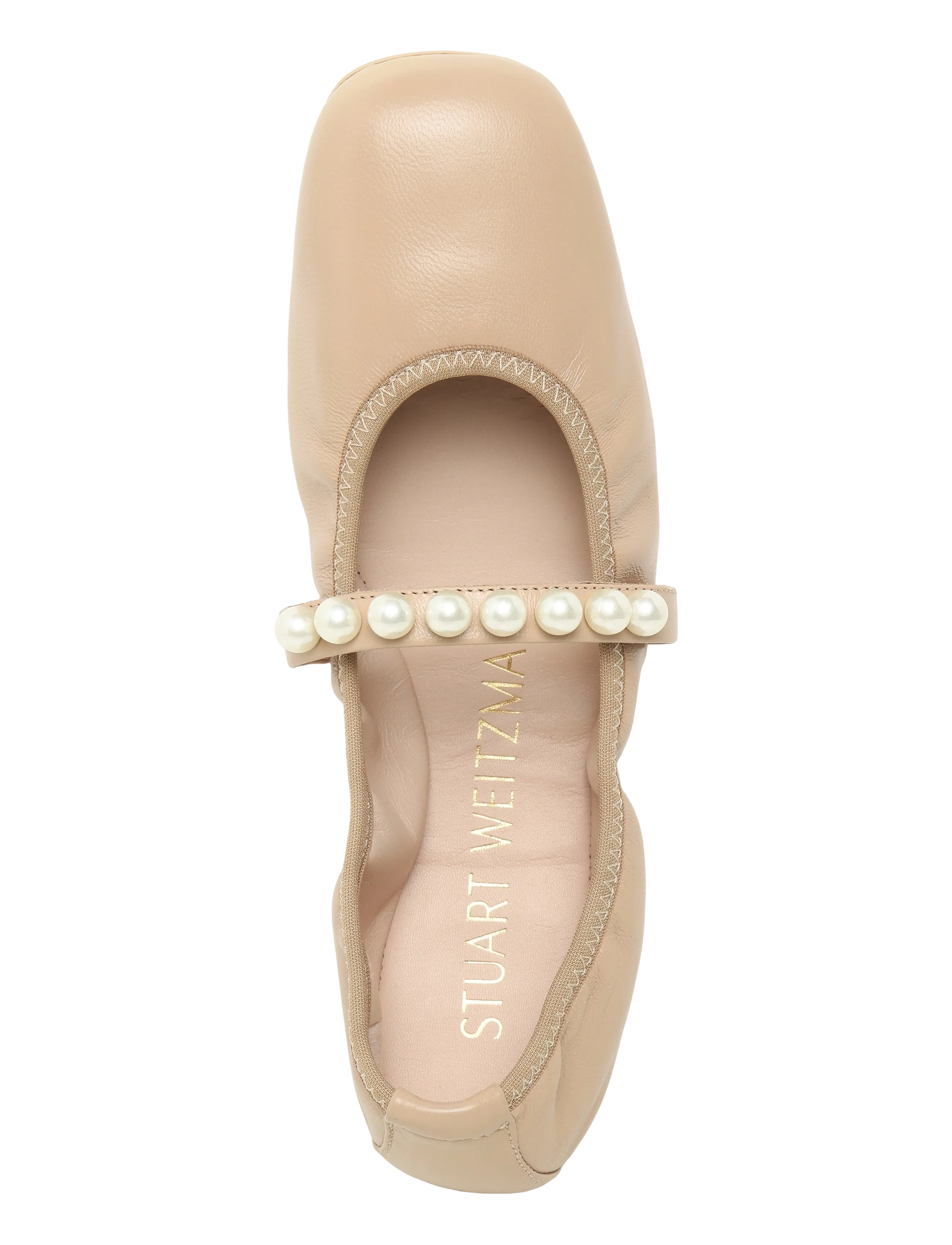 Stuart Weitzman - GOLDIE BALLET FLAT - beige - 3