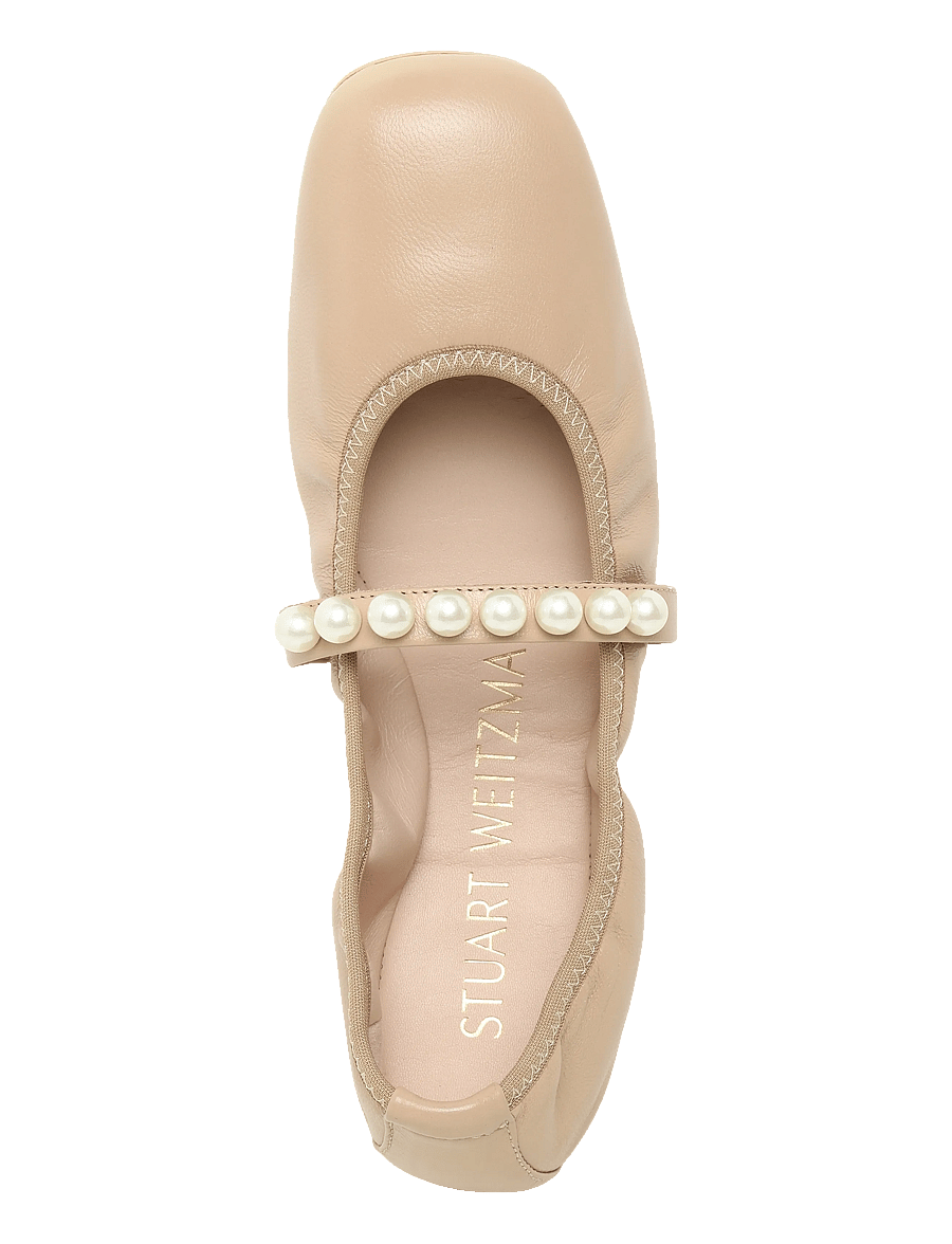 Stuart Weitzman - GOLDIE BALLET FLAT - special occasions - beige - 3
