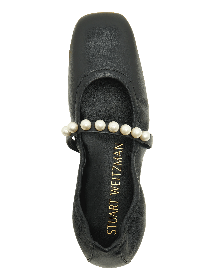 Stuart Weitzman - GOLDIE BALLET FLAT - special occasions - black - 3
