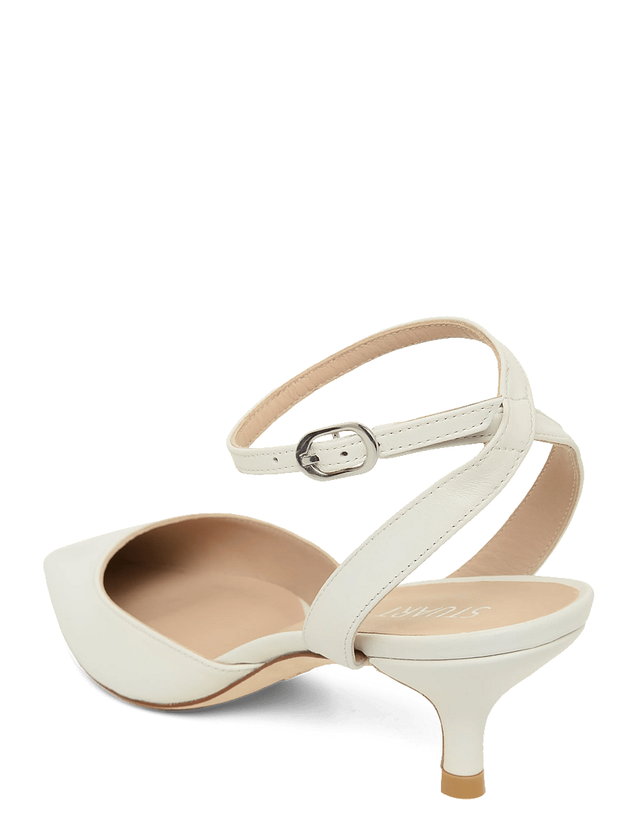 Stuart Weitzman - BARELYTHERE 50 PUMP - konfirmation - white - 1