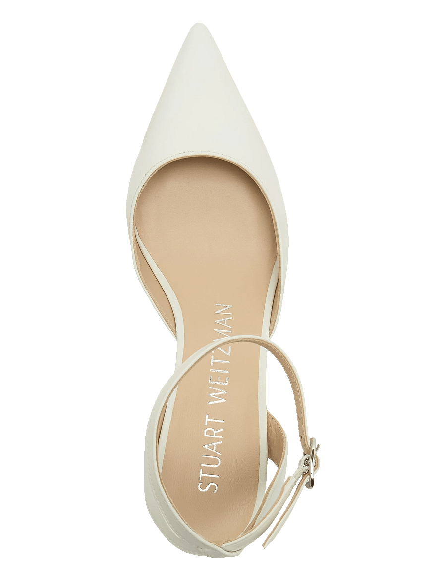 Stuart Weitzman - BARELYTHERE 50 PUMP - konfirmation - white - 3