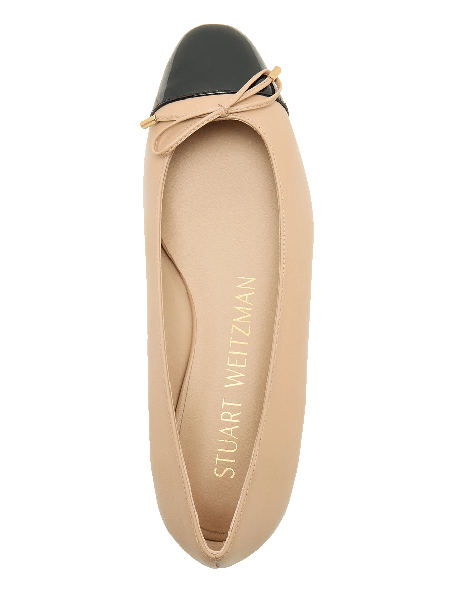 Stuart Weitzman - SLEEK BOW FLATS - særlige begivenheder - beige - 3
