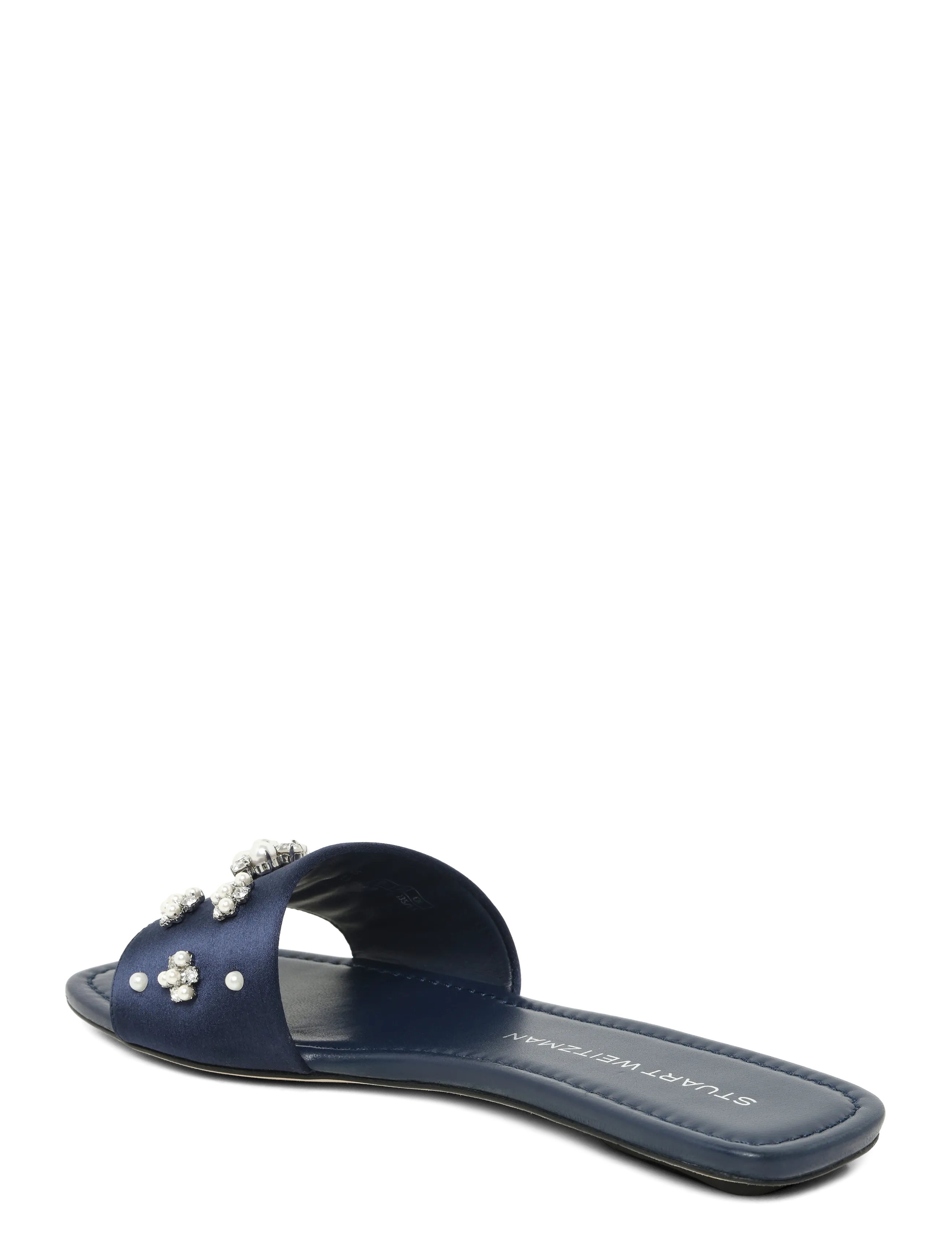 Stuart Weitzman - POPPY FLAT SLIDE - black - 1
