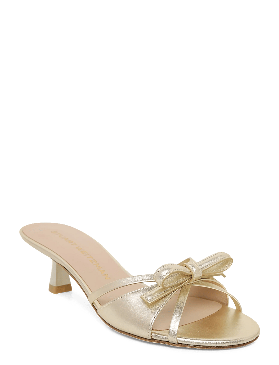 Stuart Weitzman - FELICITY 50 SANDALS - kontsaga muula-kingad - gold - 0