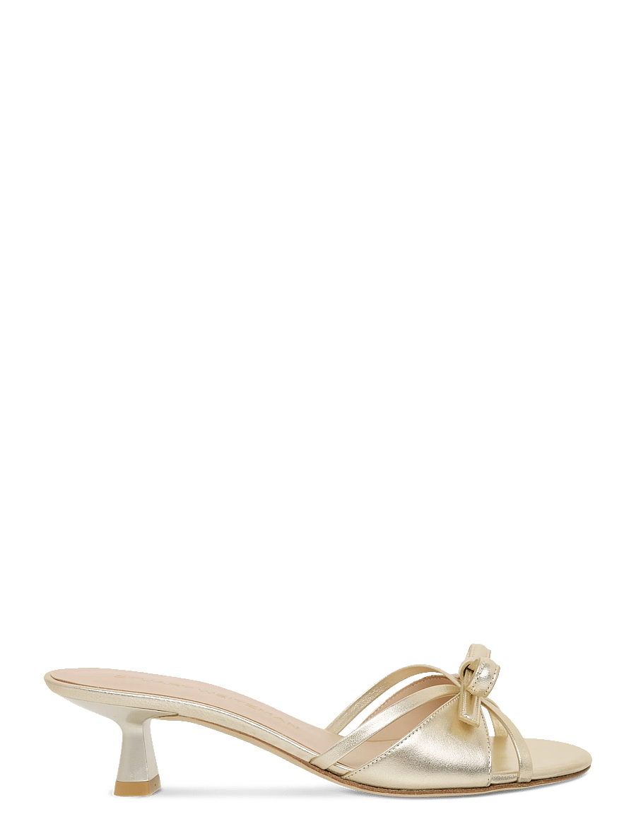 Stuart Weitzman - FELICITY 50 SANDALS - kontsaga muula-kingad - gold - 2