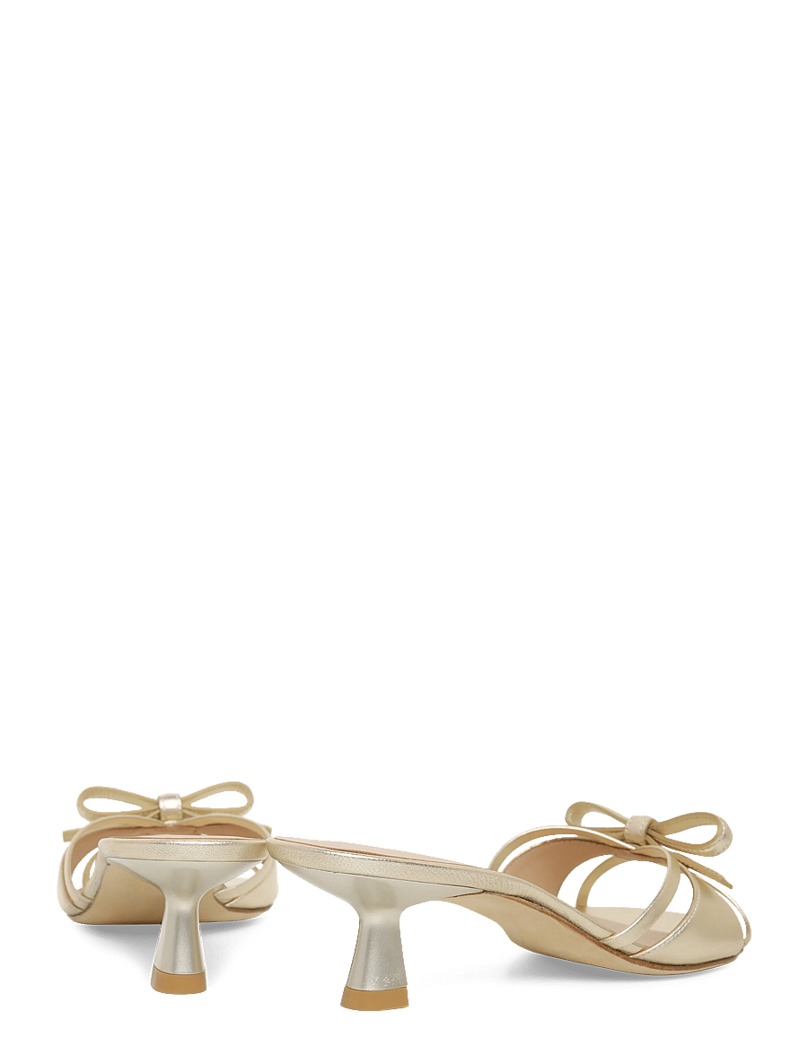 Stuart Weitzman - FELICITY 50 SANDALS - kontsaga muula-kingad - gold - 4