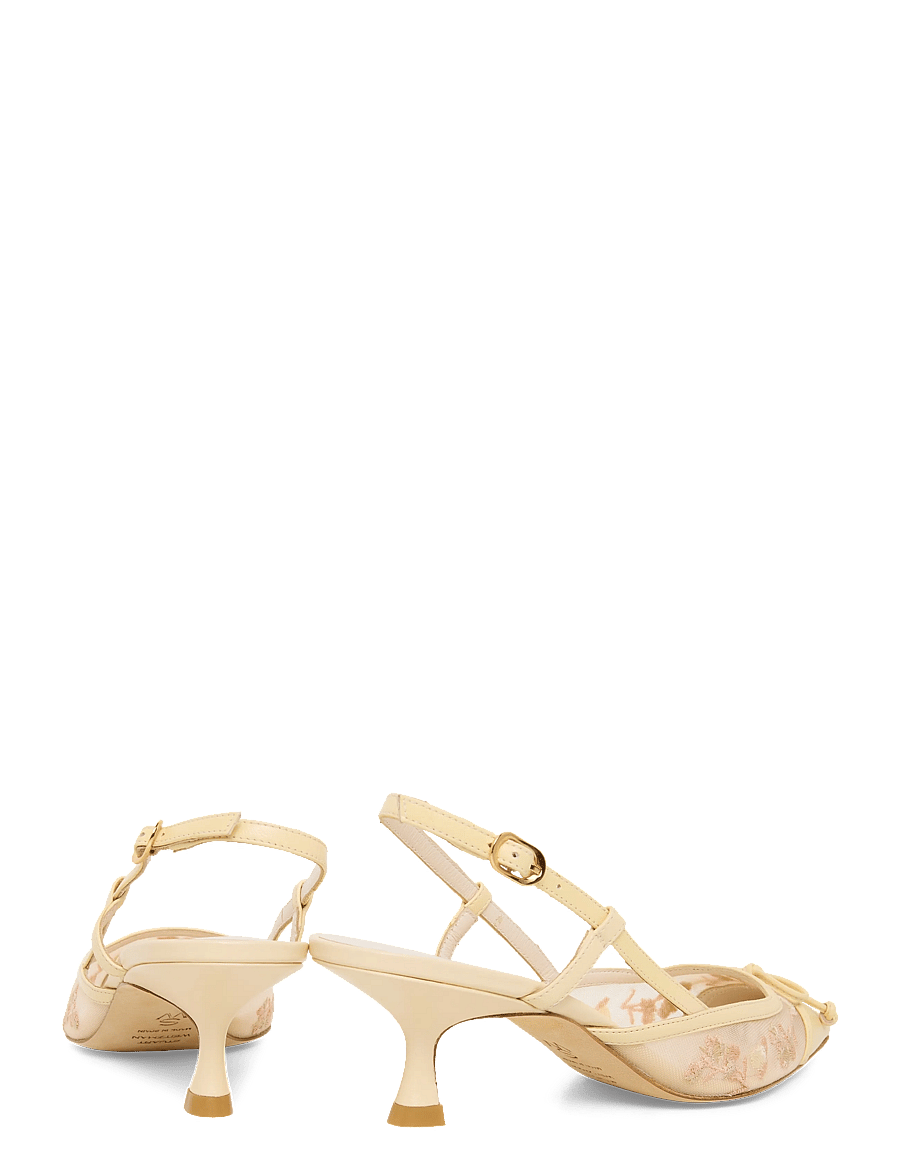 Stuart Weitzman - KITTY SLINGBACK 50 - slingbacks mit absatz - beige - 4