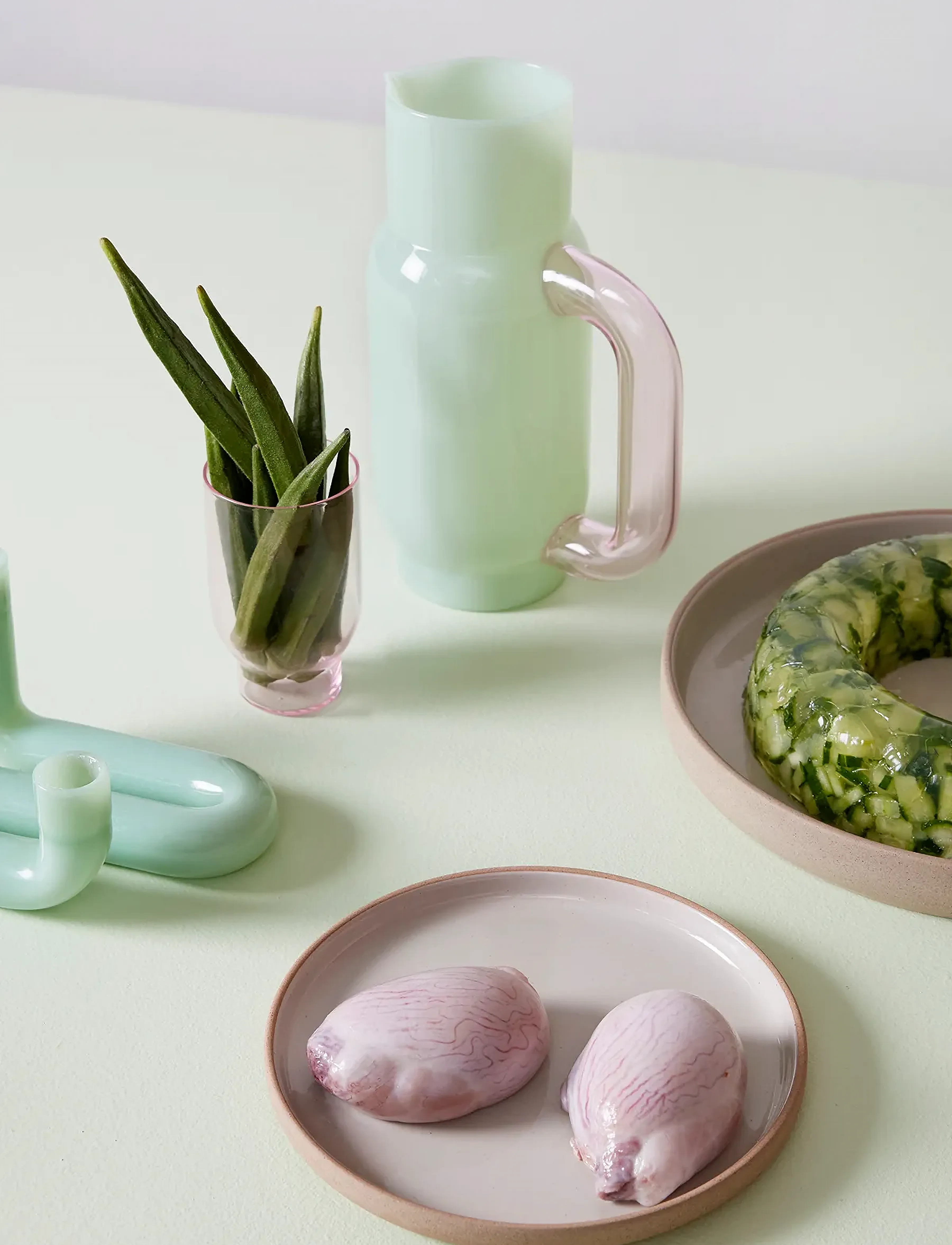 Studio About Pitcher, 10X24X16, Jugs & Carafes, Mehrfarbig/gemustert - Water Carafes Jugs, Homeware
