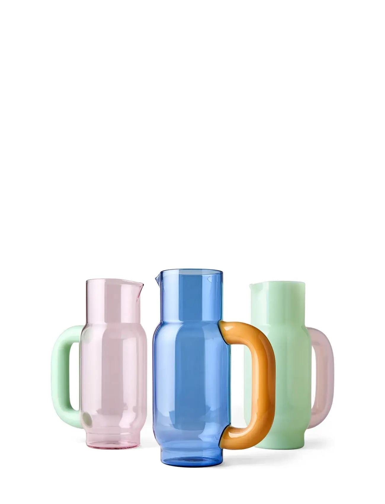 Studio About - PITCHER - vandkarafler & vandkander - milky jade/ milky rose - 2
