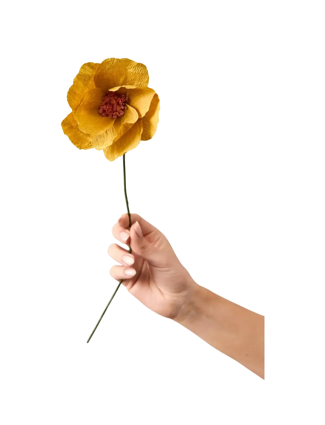 STUDIO ABOUT Paper Flower Gelb - One Size - Unisex