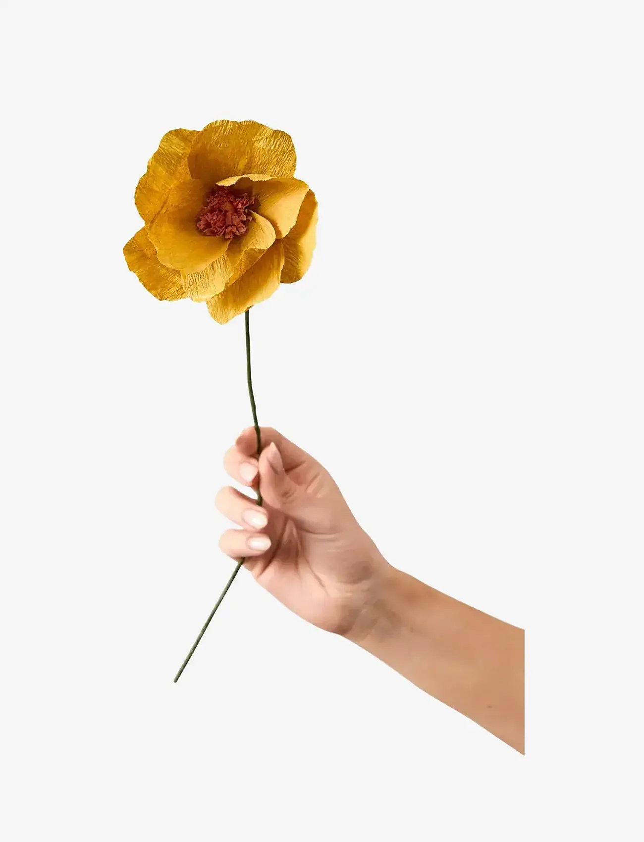 Studio About - PAPER FLOWER - valentines day gifts - ochre - 1